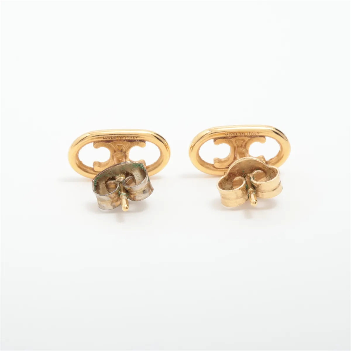 Triomphe Earrings (for both ears) GP Gold — view 2