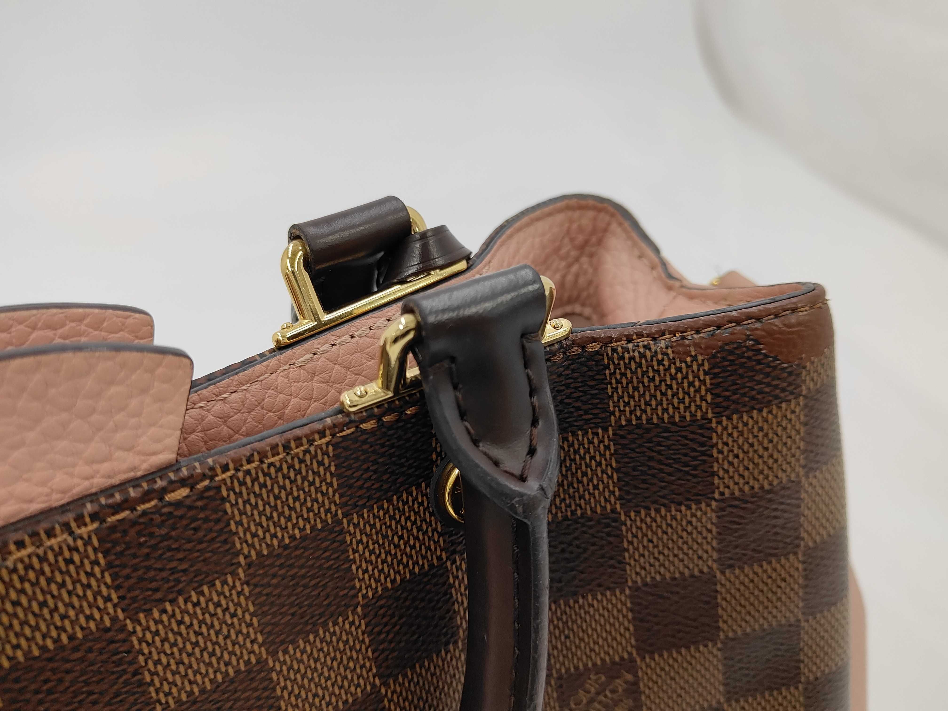 Brittany 2way Shoulder Bag M41674 Brown Pink Gold Hardware Damier Canvas SR0178 Handbag — view 5