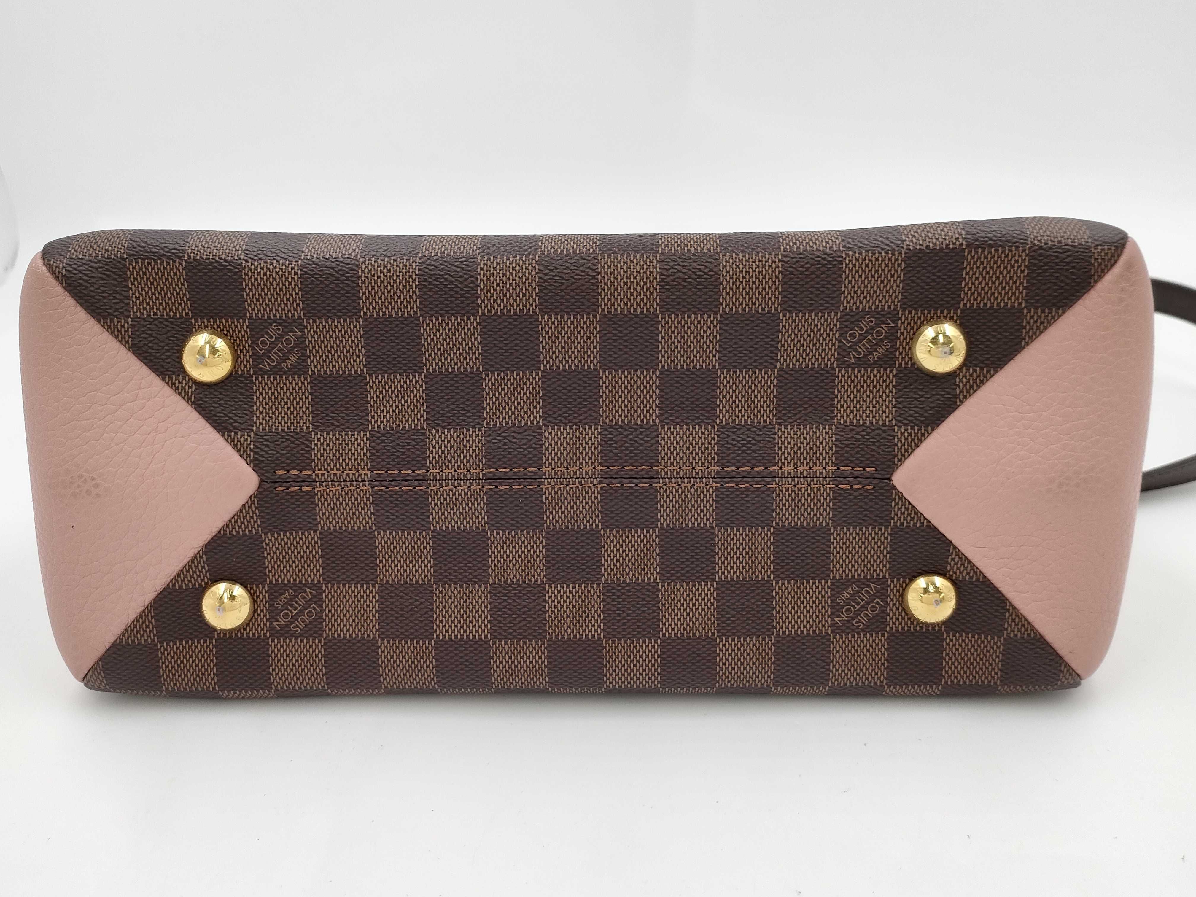 Brittany 2way Shoulder Bag M41674 Brown Pink Gold Hardware Damier Canvas SR0178 Handbag — view 6