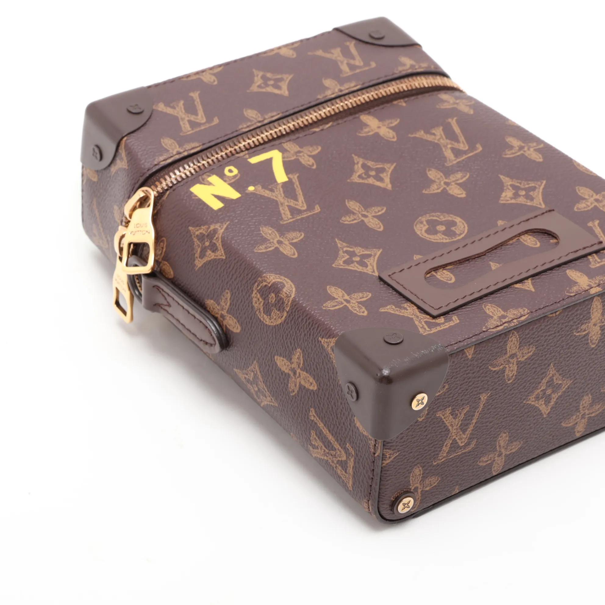Monogram No.7 Vertical Box Trunk M59664 Brown (RFID detected) — view 4