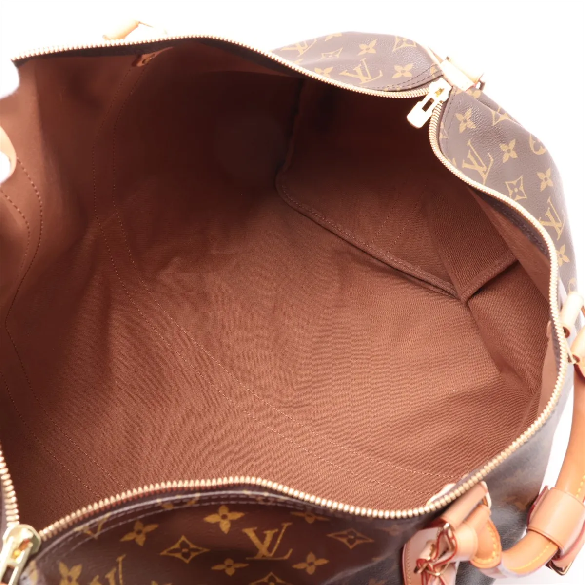 Monogram Keepall Bandoulière 55 M41414 FL0063 Brown — view 8