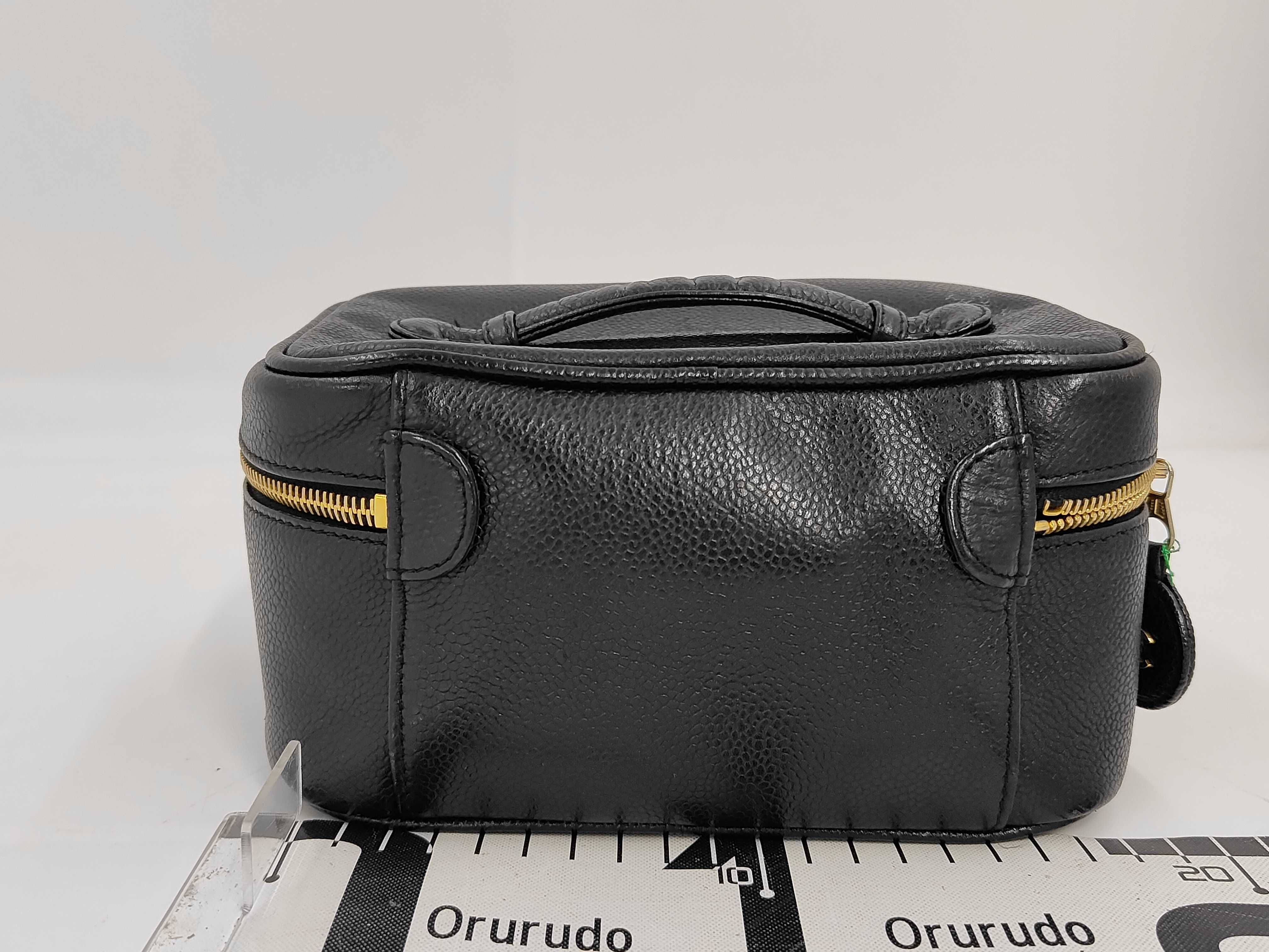 Caviar Skin Coco Mark Vanity Bag — view 2