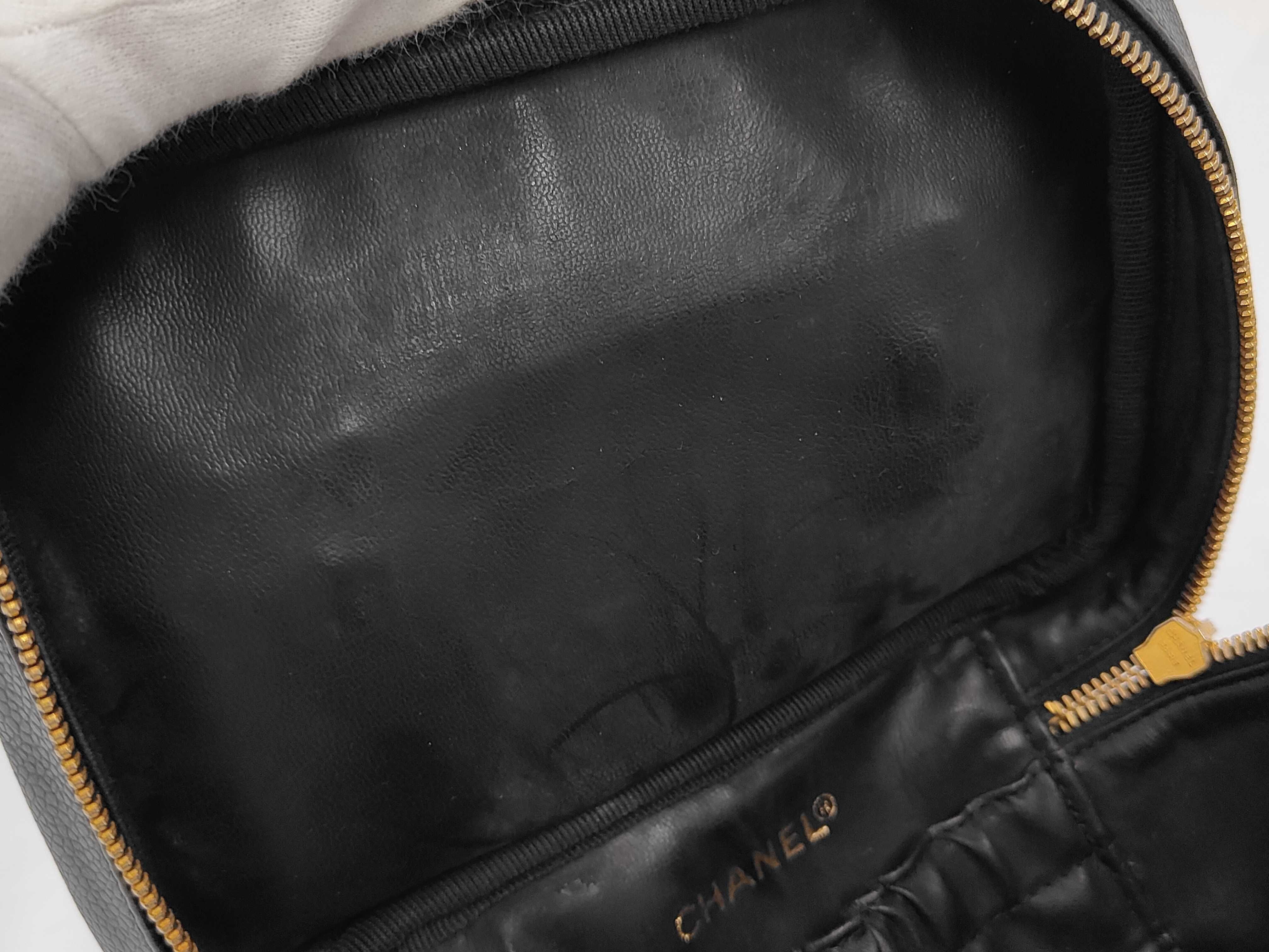 Caviar Skin Coco Mark Vanity Bag — view 12
