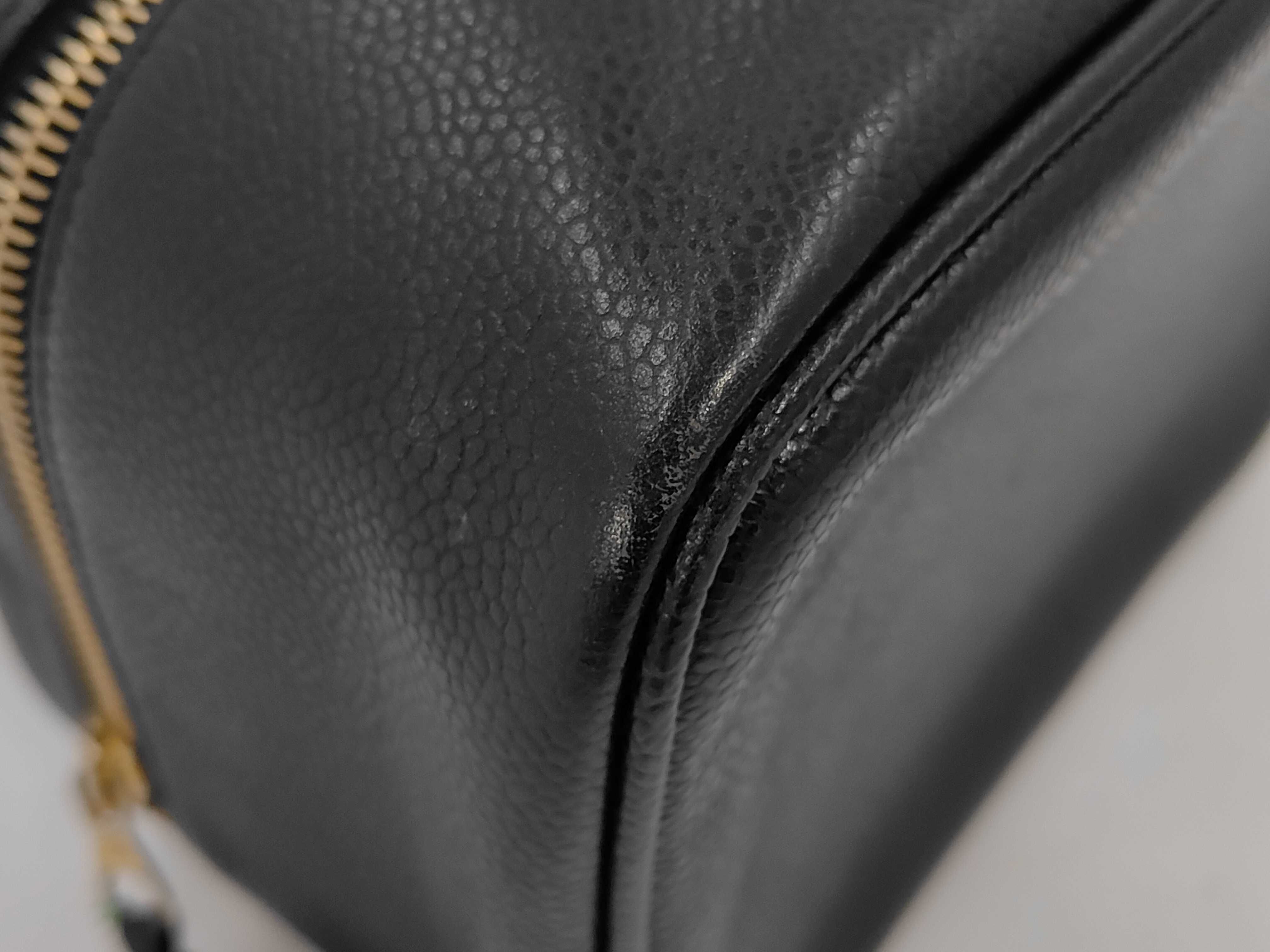 Caviar Skin Coco Mark Vanity Bag — view 3