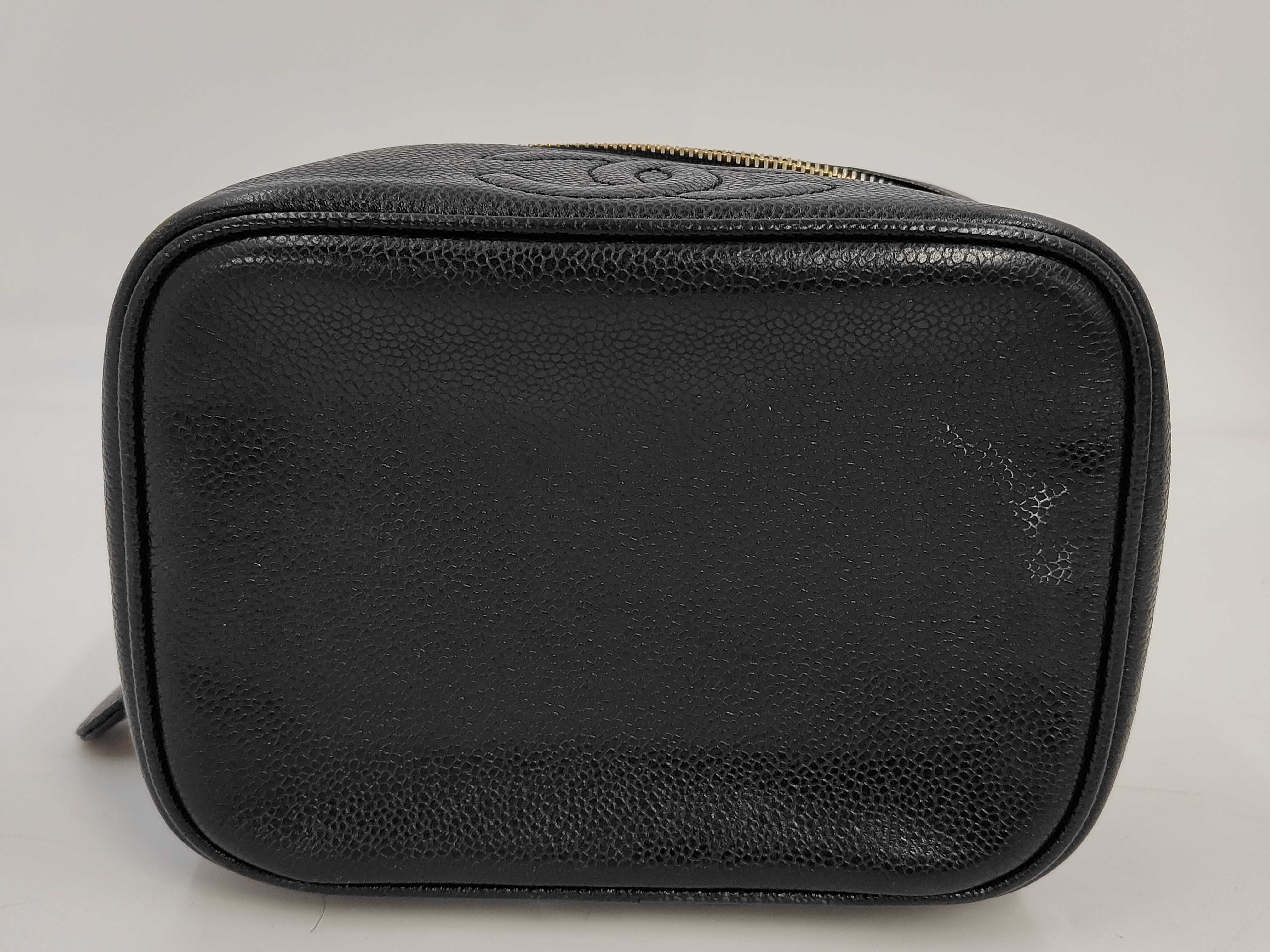 Caviar Skin Coco Mark Vanity Bag — view 4