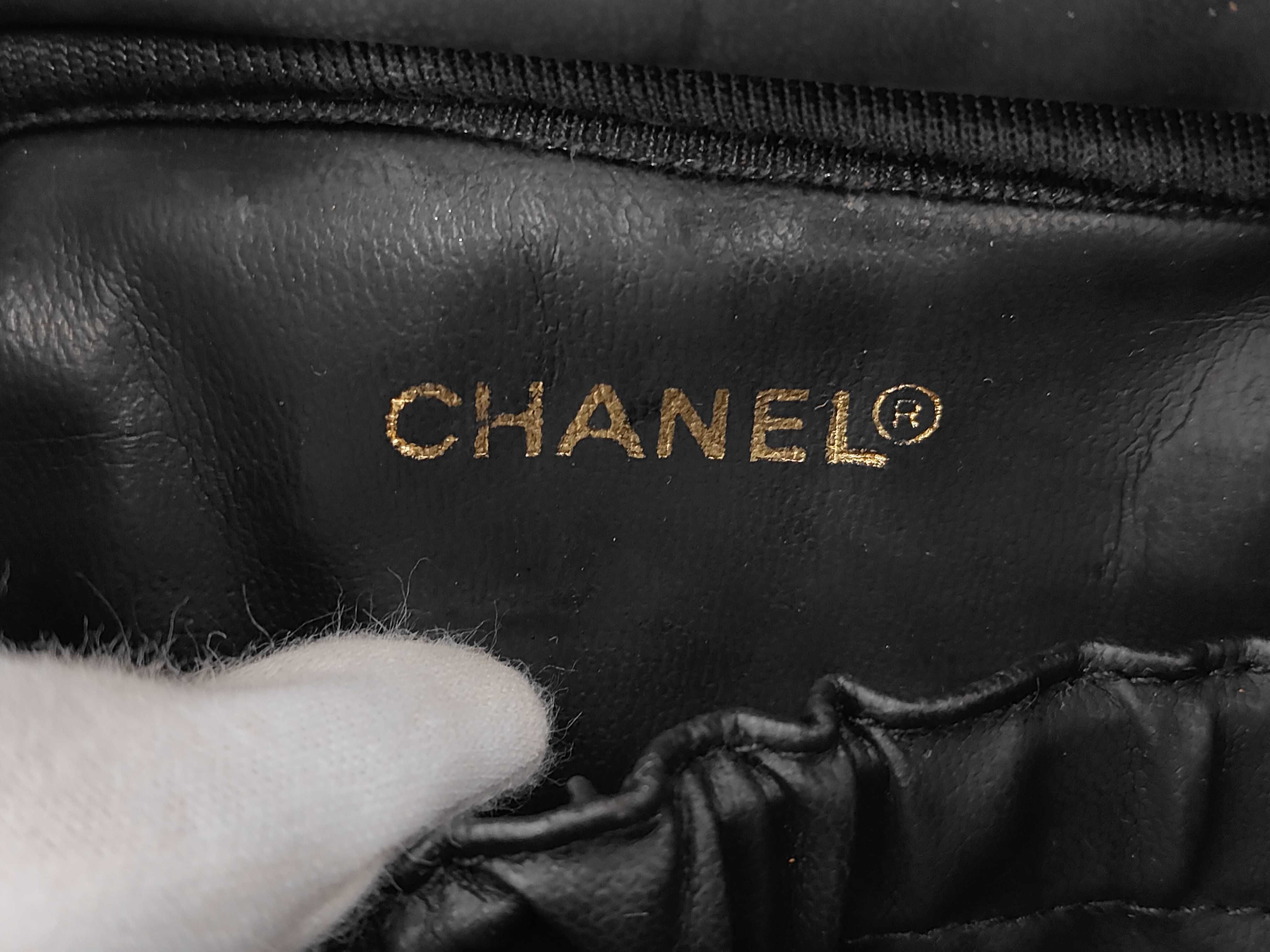 Caviar Skin Coco Mark Vanity Bag — view 10