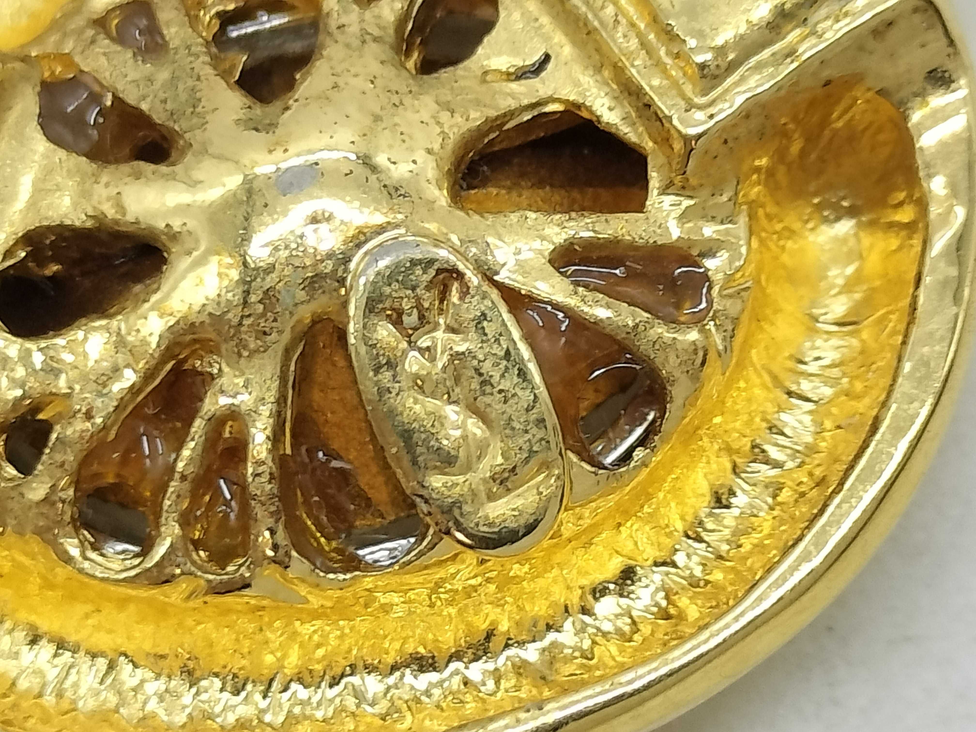 Crystal Top Gold Necklace — view 3