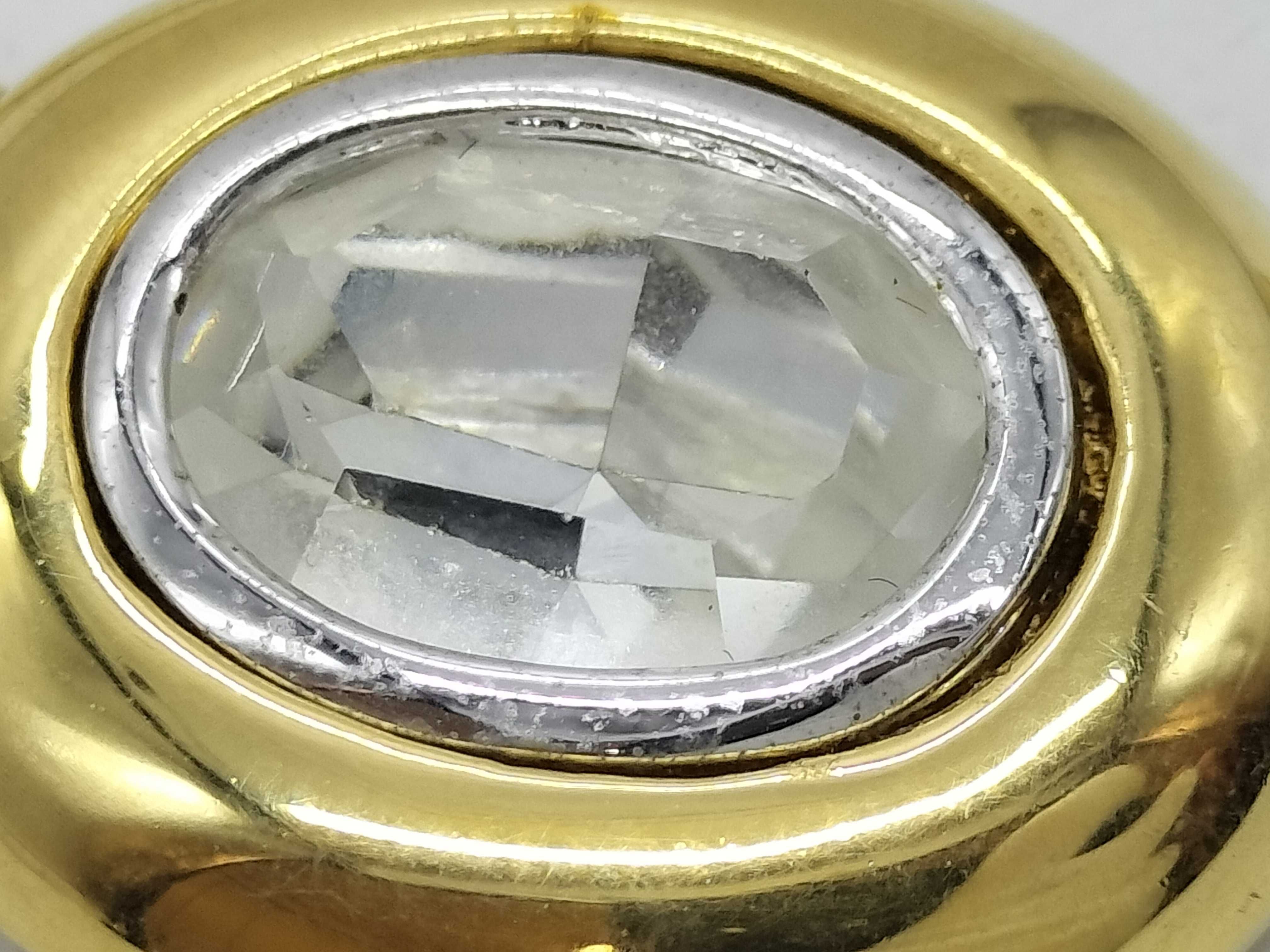 Crystal Top Gold Necklace — view 8
