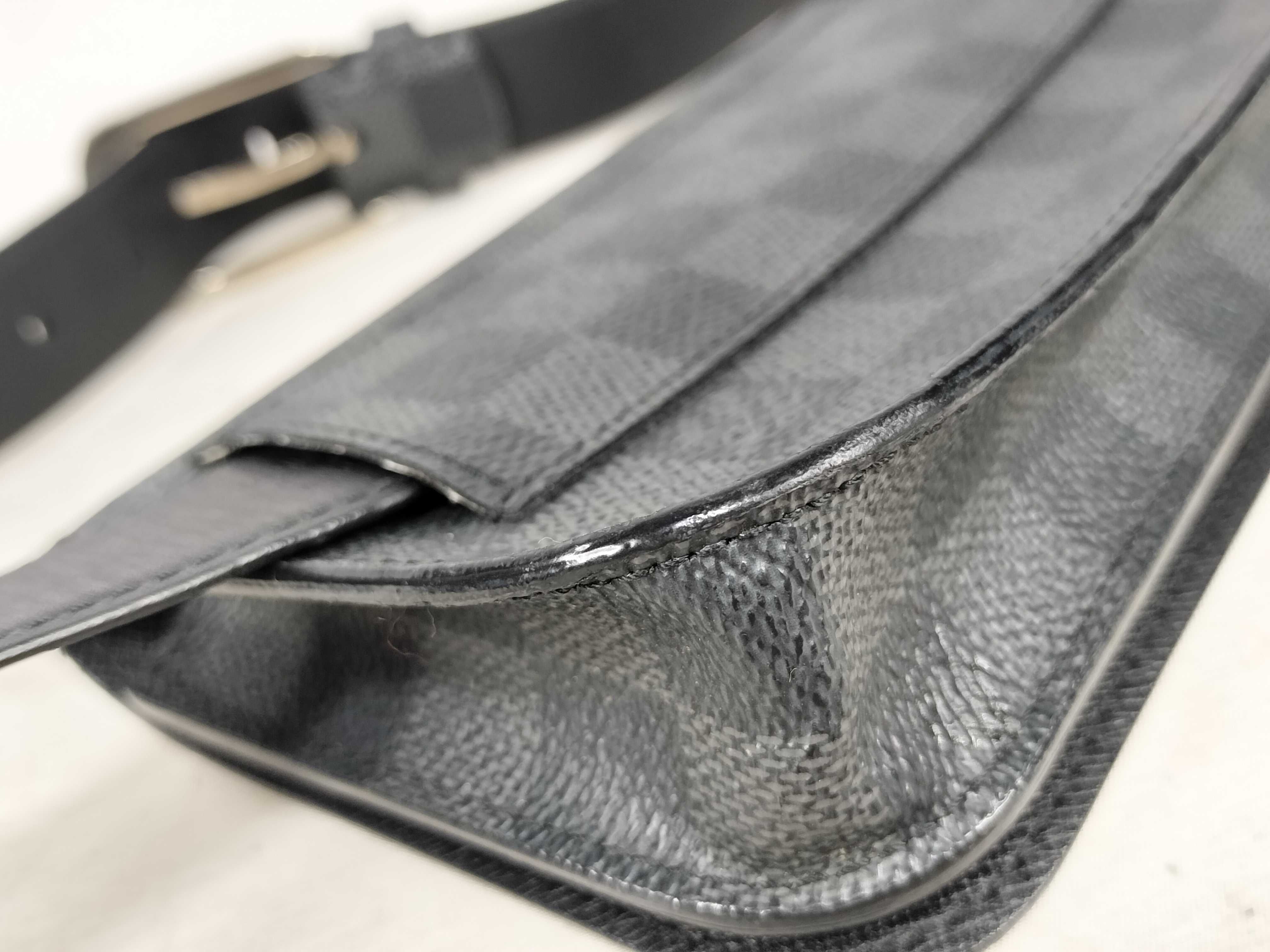 Damier Graphite LOUIS VUITTON N6837 Ceinture Pochette Homme CT4110 Dust Bag Waist Bag — view 6