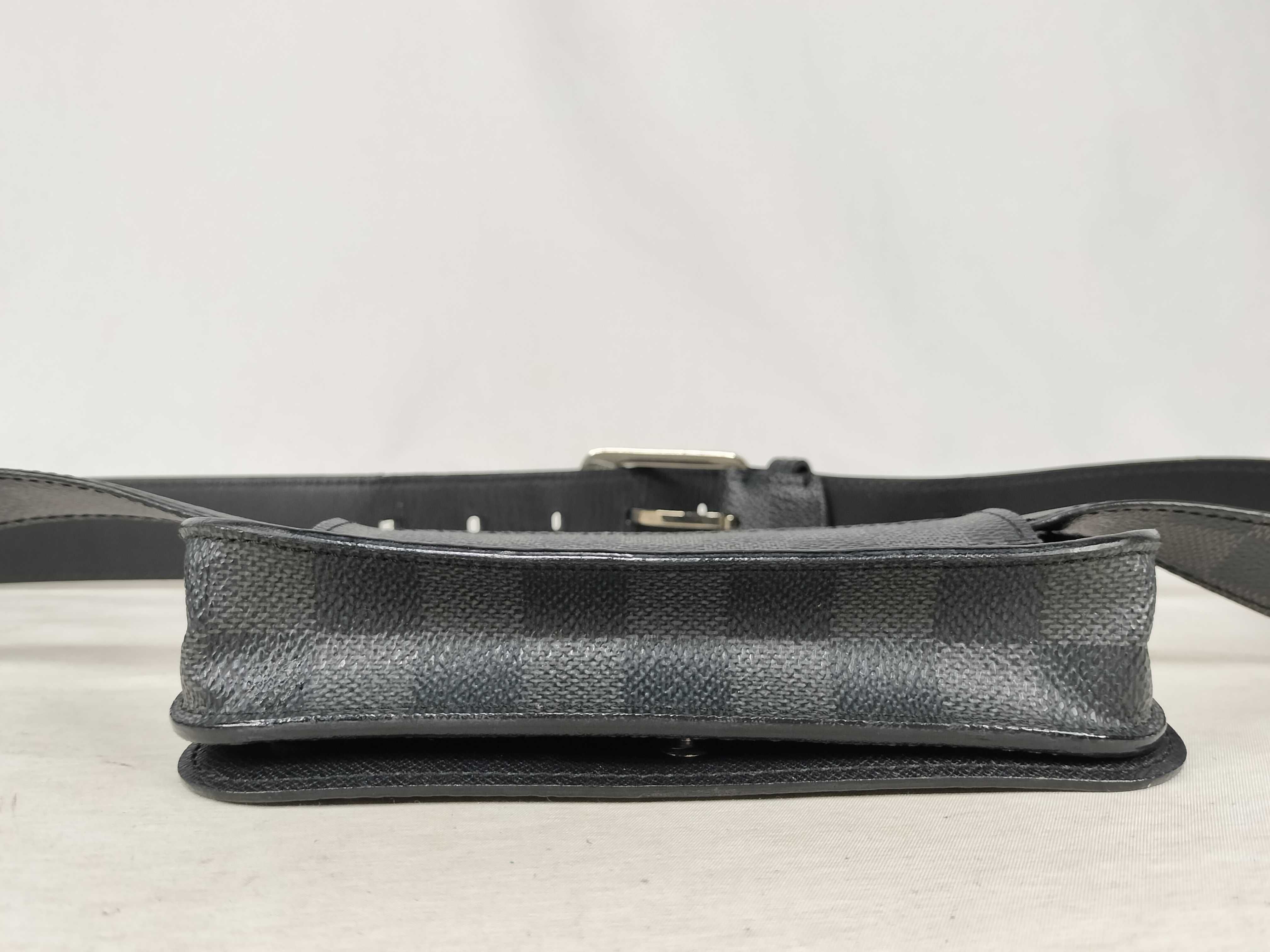 Damier Graphite LOUIS VUITTON N6837 Ceinture Pochette Homme CT4110 Dust Bag Waist Bag — view 7