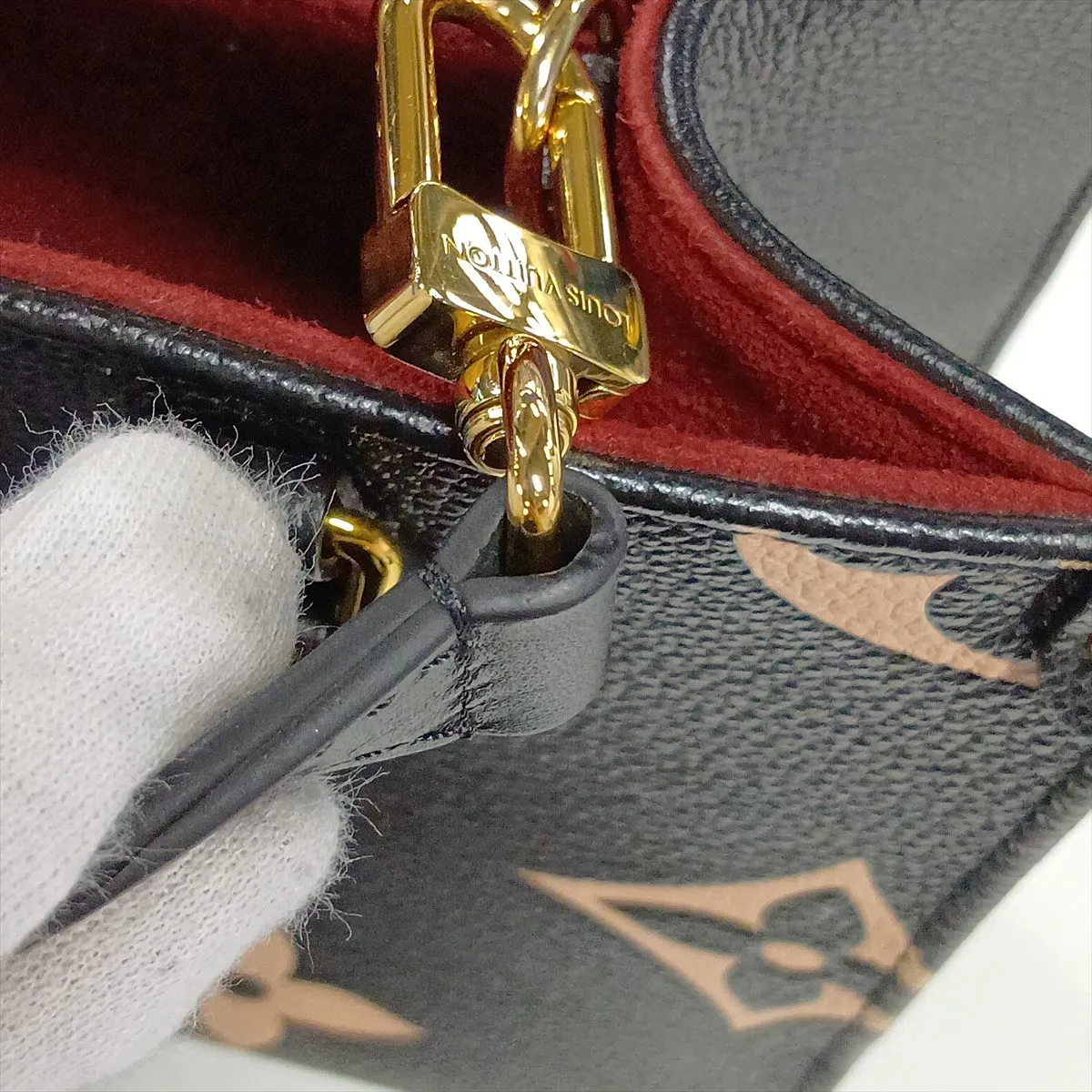 Bicolor Monogram Empreinte OnTheGo PM M45659 DU5210 Black (RFID detected) — view 13