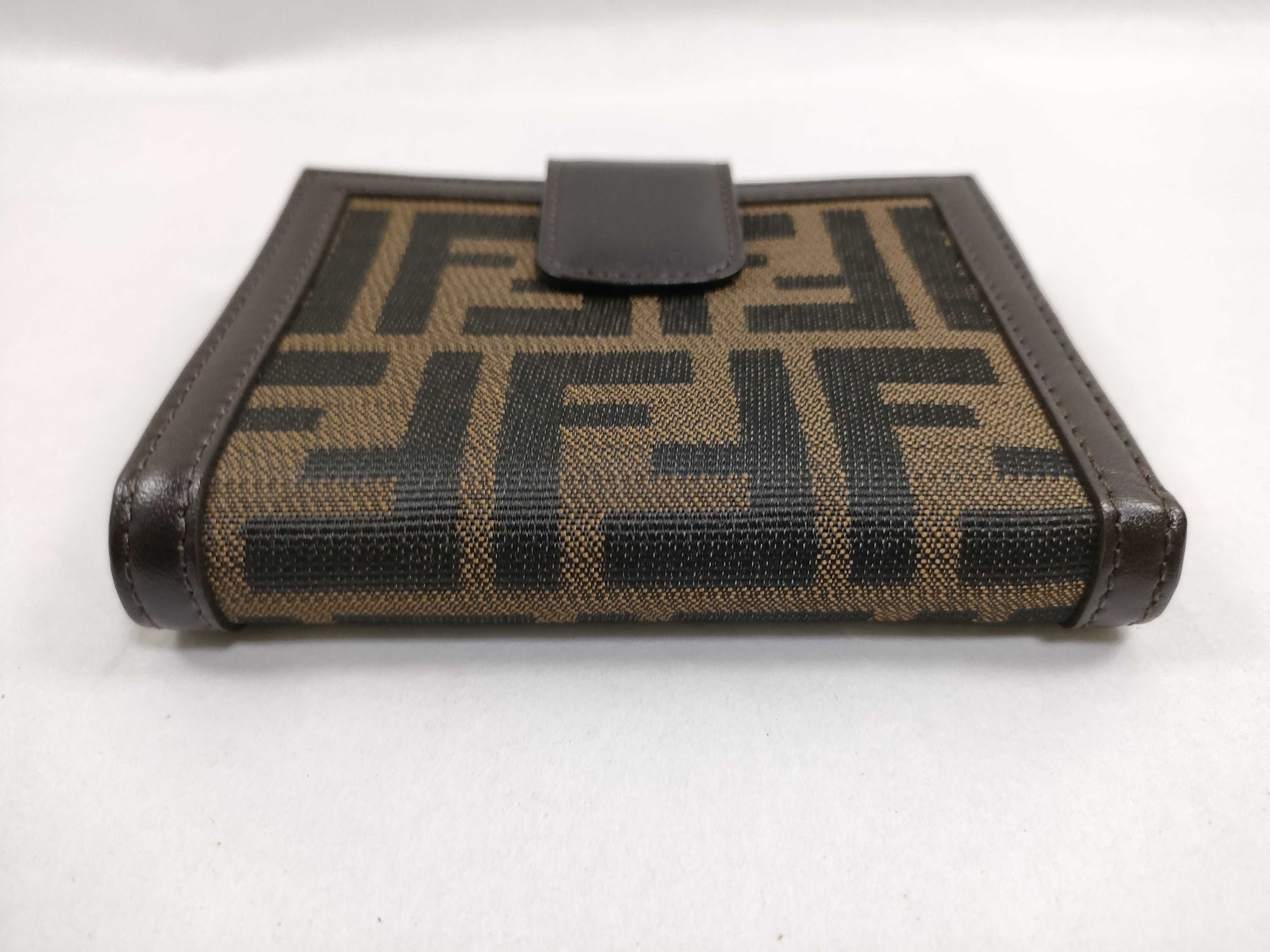 Zucca pattern bi-fold wallet with double snap closure, item number 12671. — view 5
