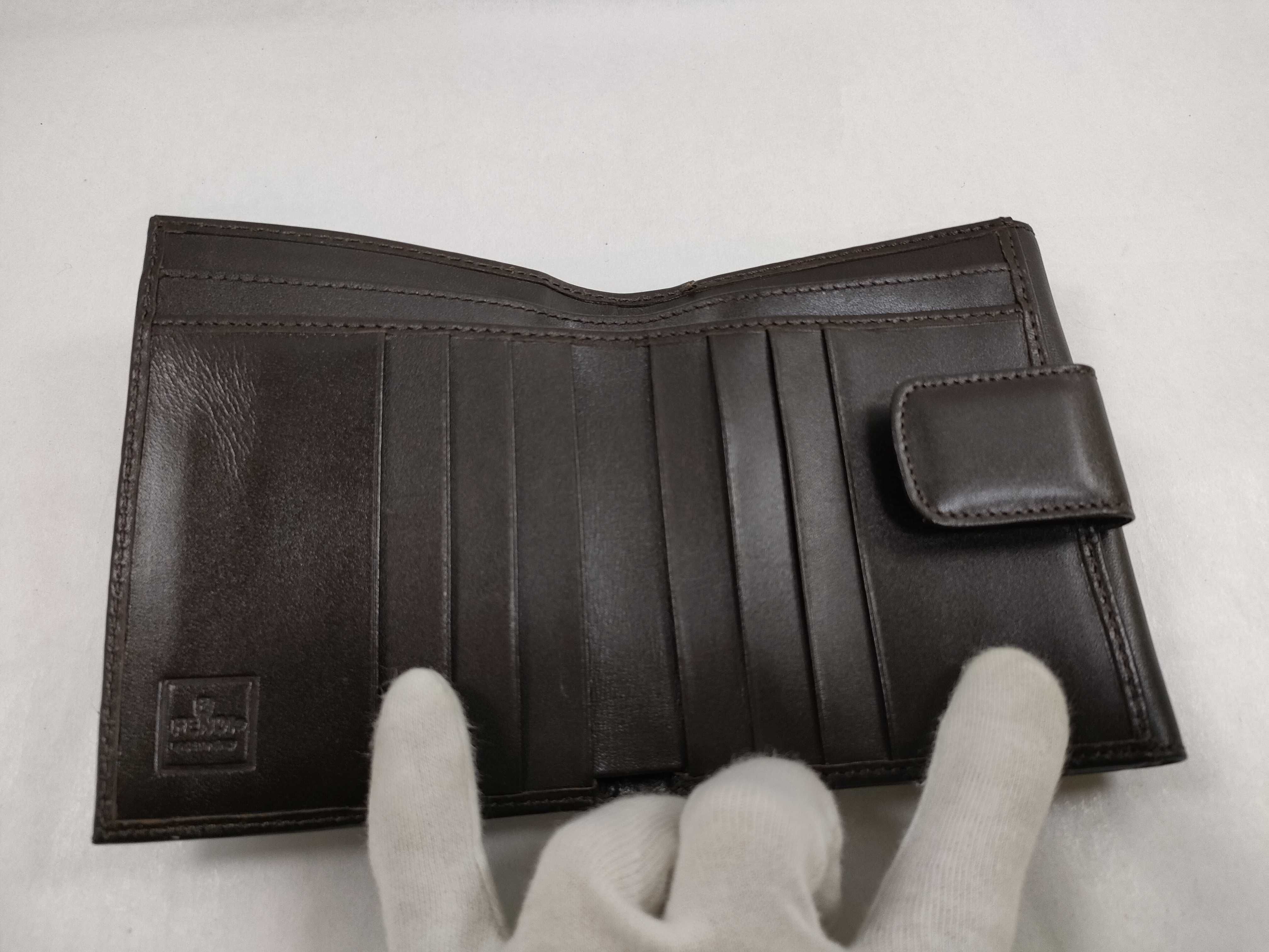 Zucca pattern bi-fold wallet with double snap closure, item number 12671. — view 7