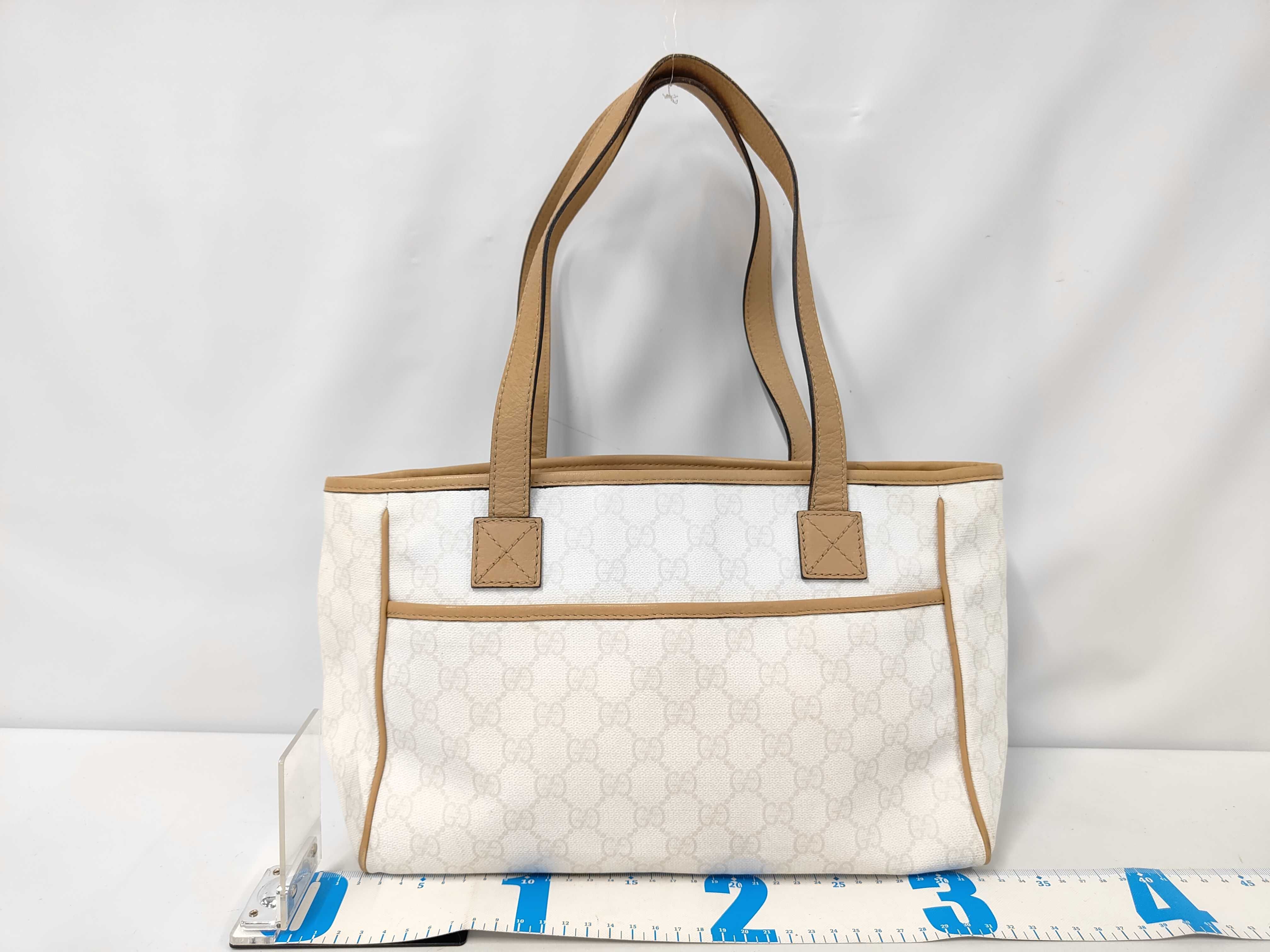 GG Supreme Tote Bag, White, 264221 — view 2