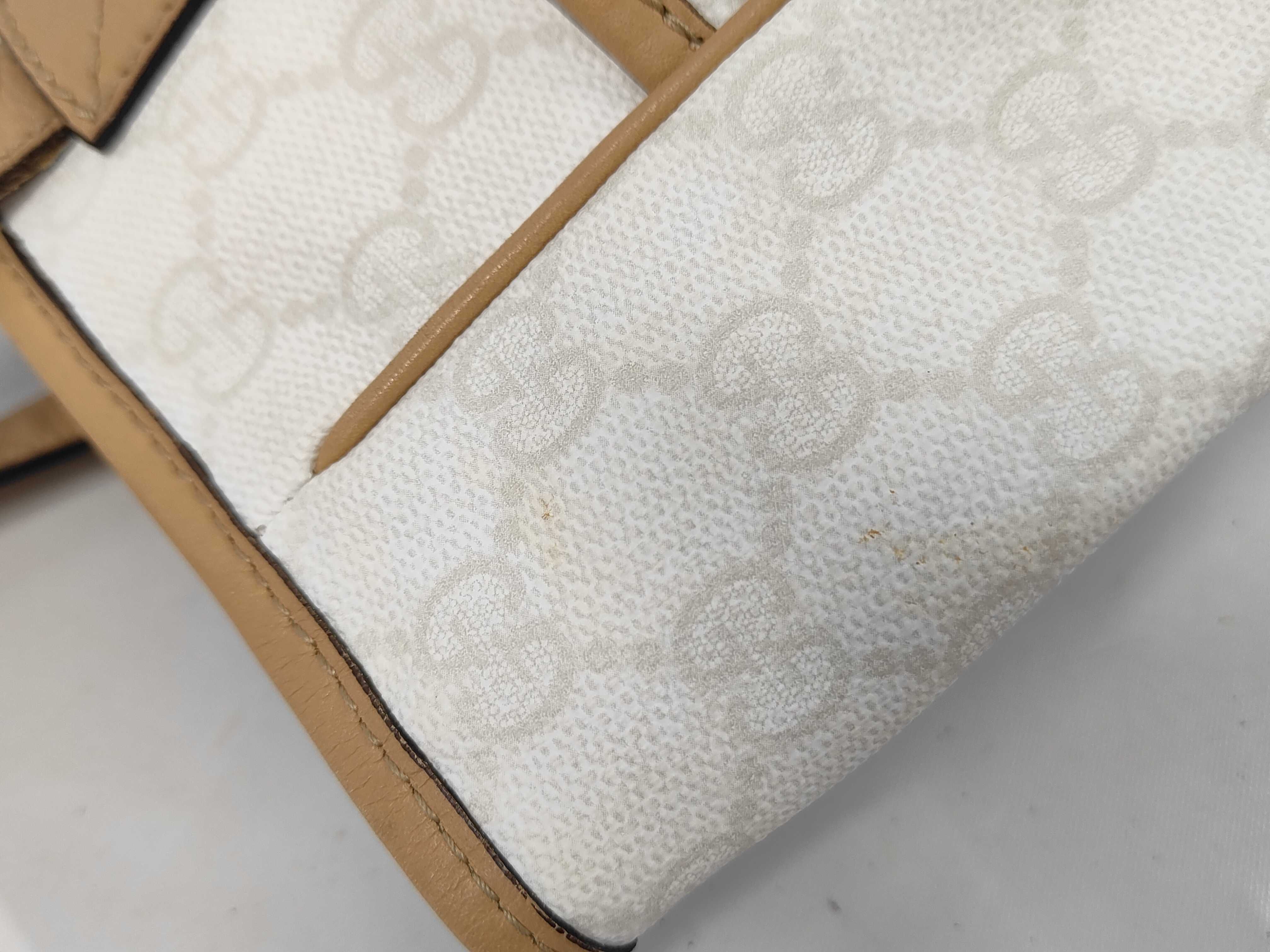 GG Supreme Tote Bag, White, 264221 — view 8