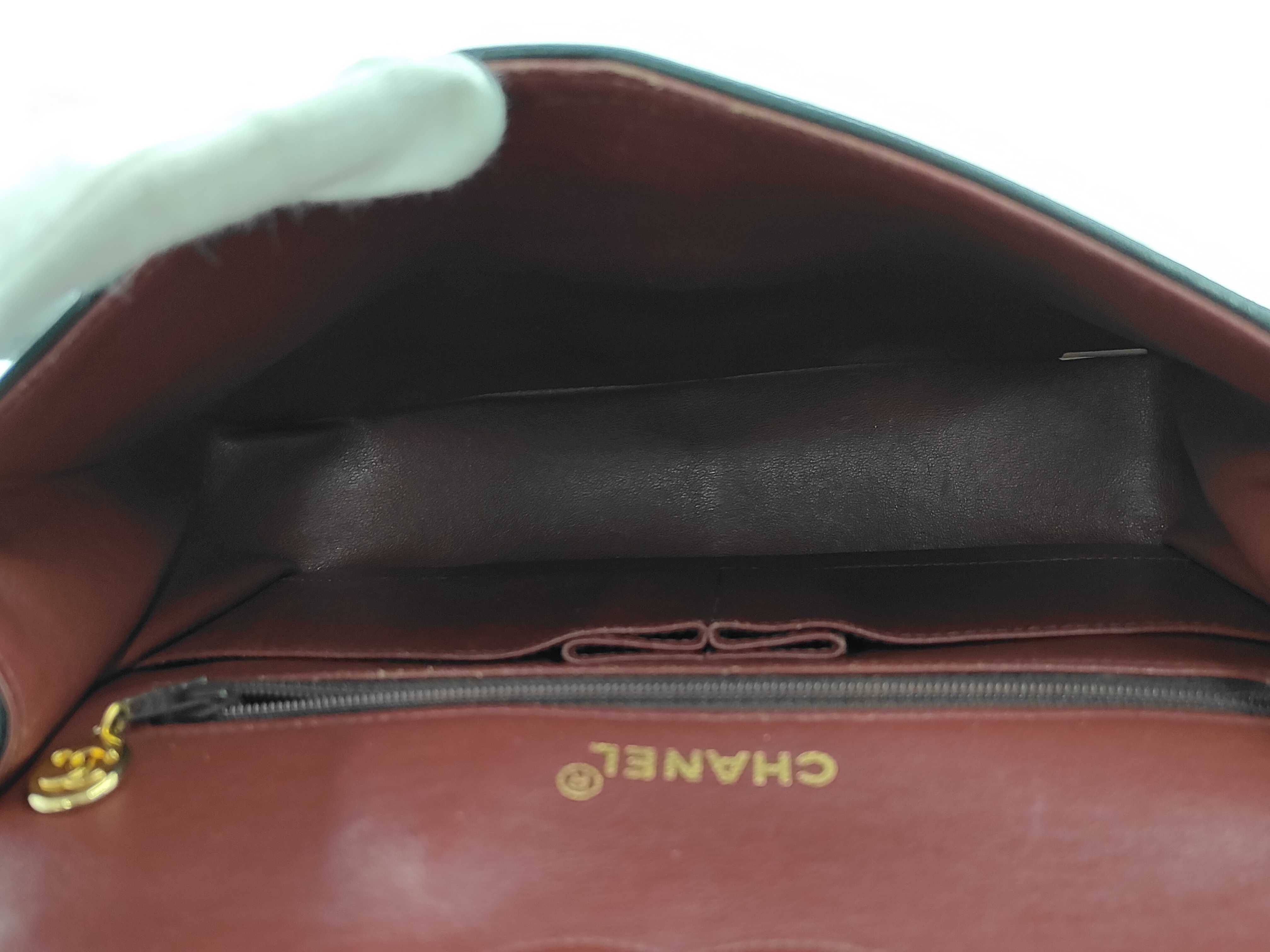 Matelassé Chain Shoulder Bag, Lambskin, Black Shoulder Bag — view 9