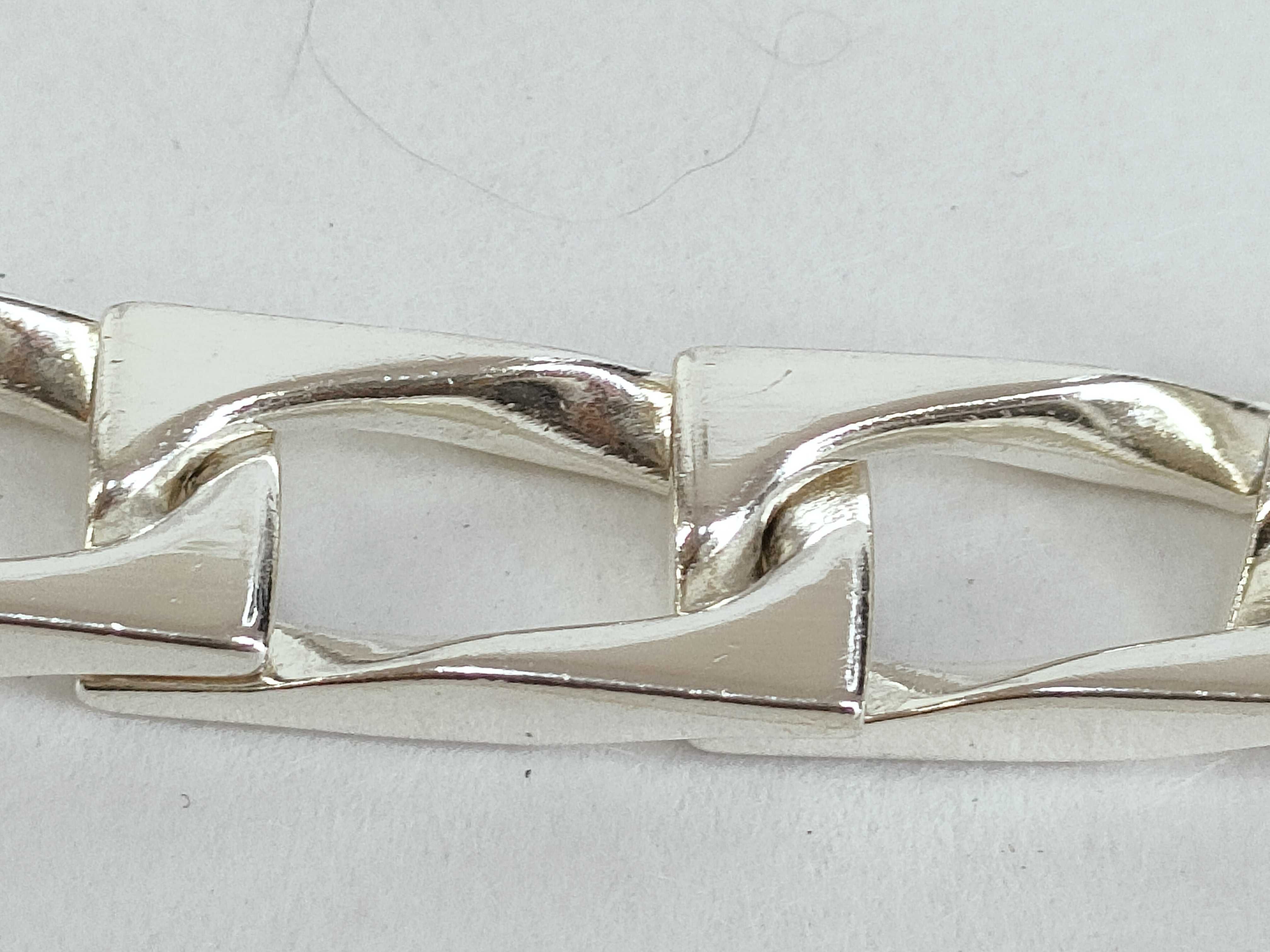 Flat Link Chain Toggle Bracelet SV925 Bracelet/Bangle — view 7