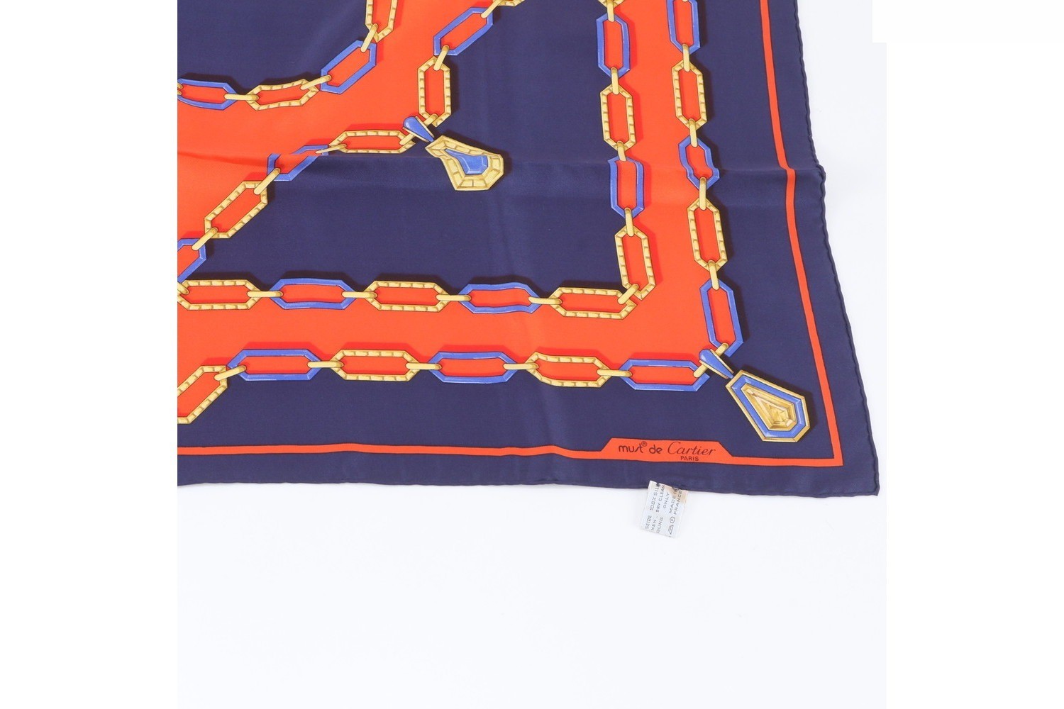 100% Silk Scarf with Tag — view 5