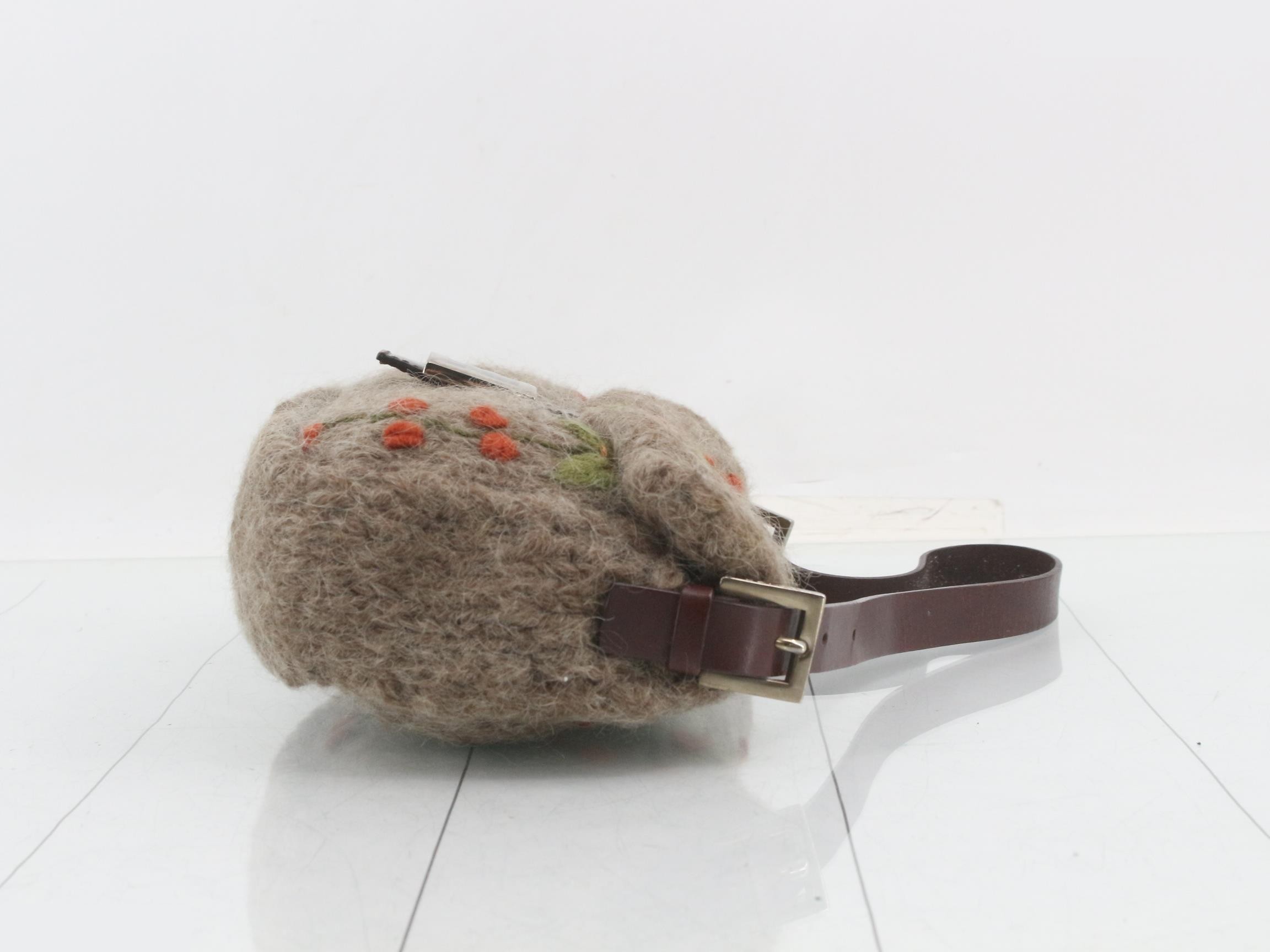 Other lines: Bags & Handbags - Mamma Bucket Wool Flower Brown — view 3