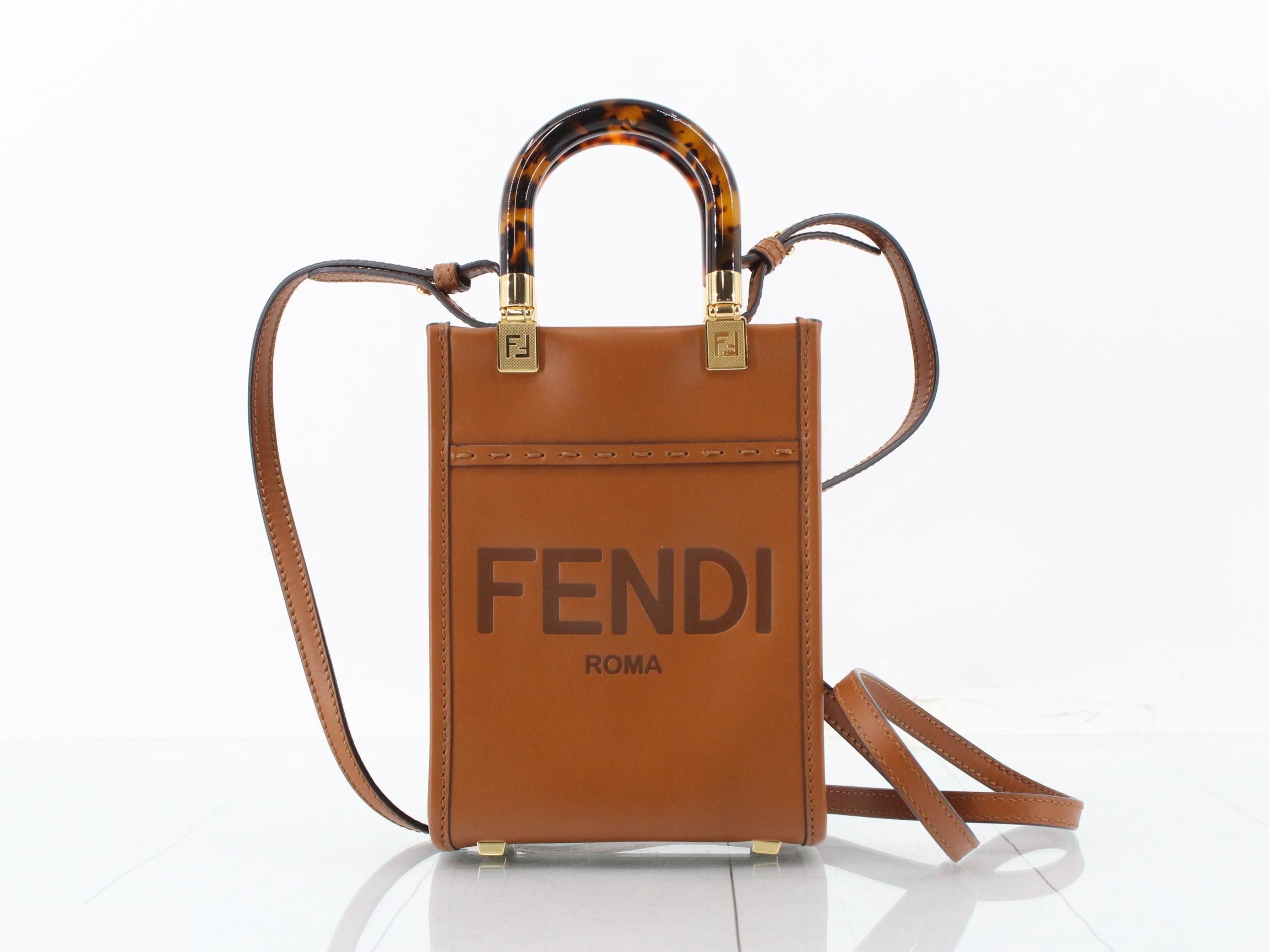 Sunshine Leather 2-Way Shoulder/Handbag, Brown