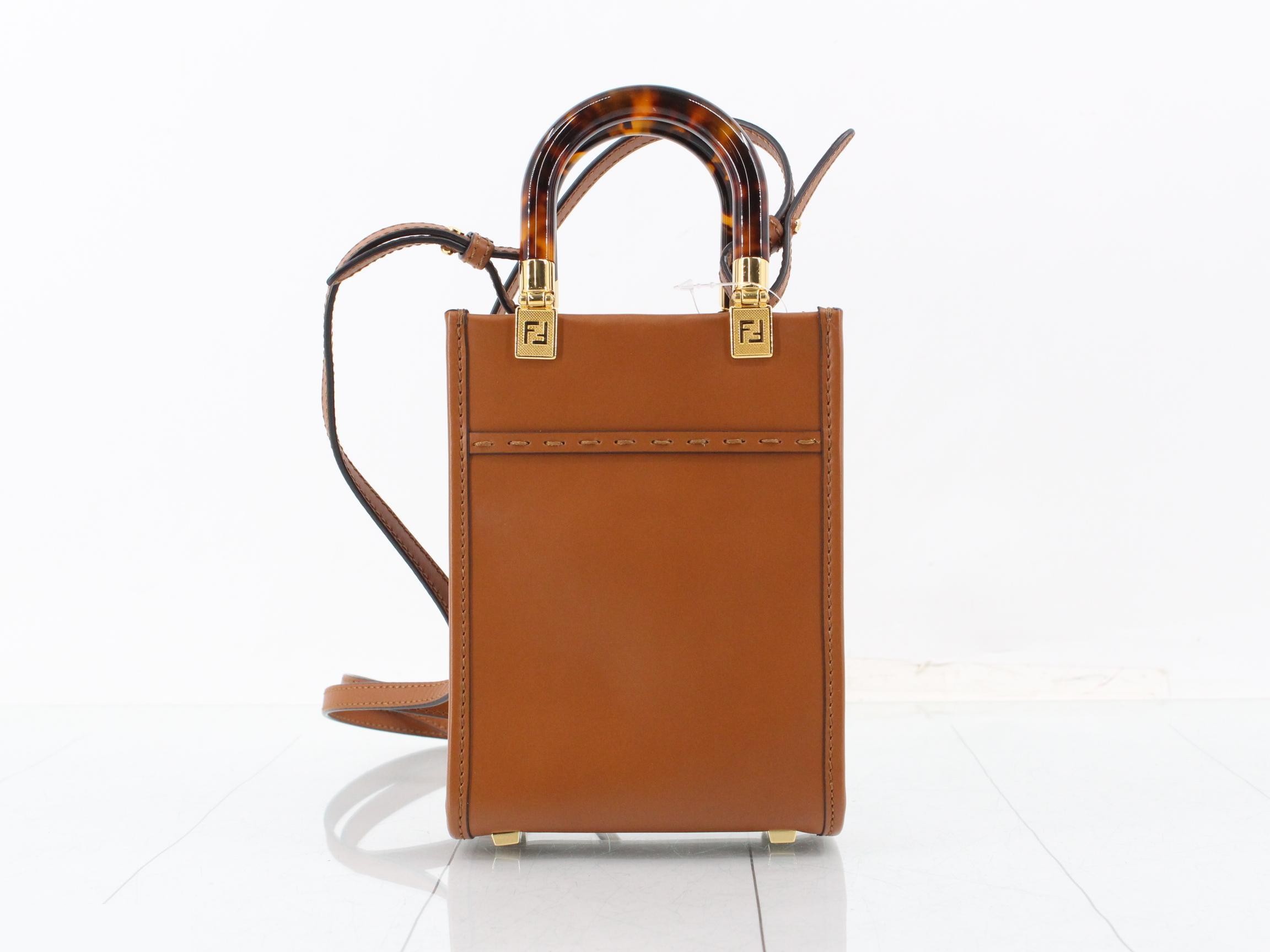 Sunshine Leather 2-Way Shoulder/Handbag, Brown — view 2
