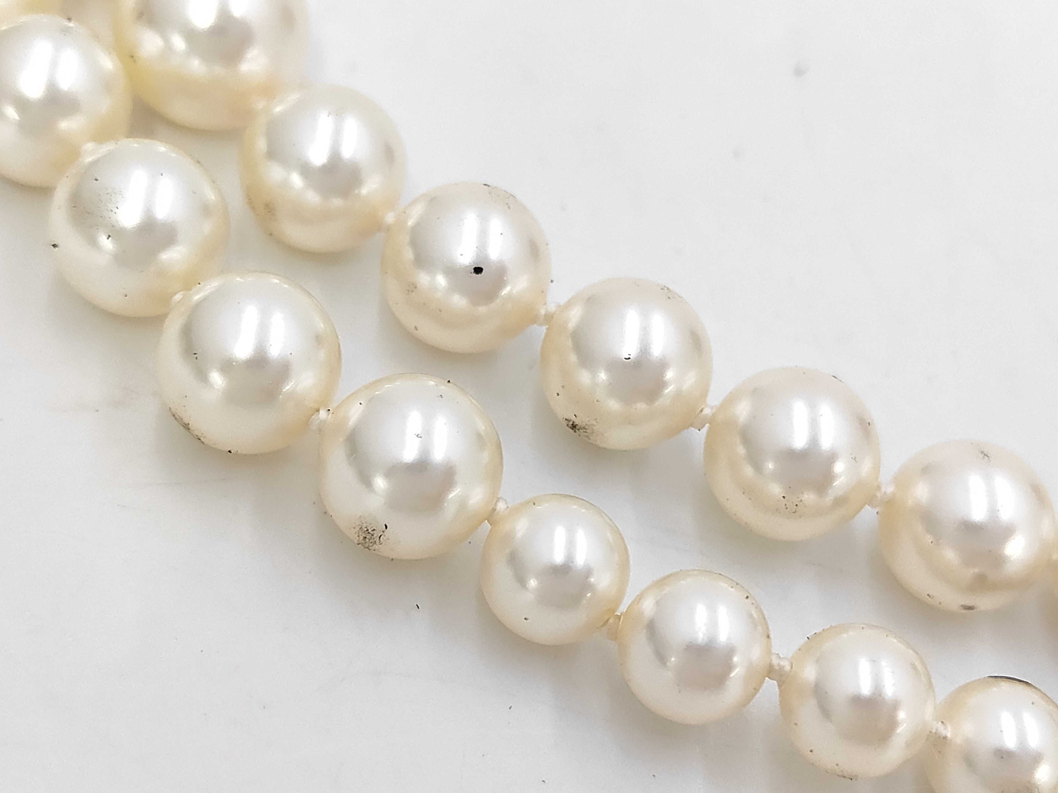 Faux Pearl Coco Mark Necklace A14B Necklace — view 5