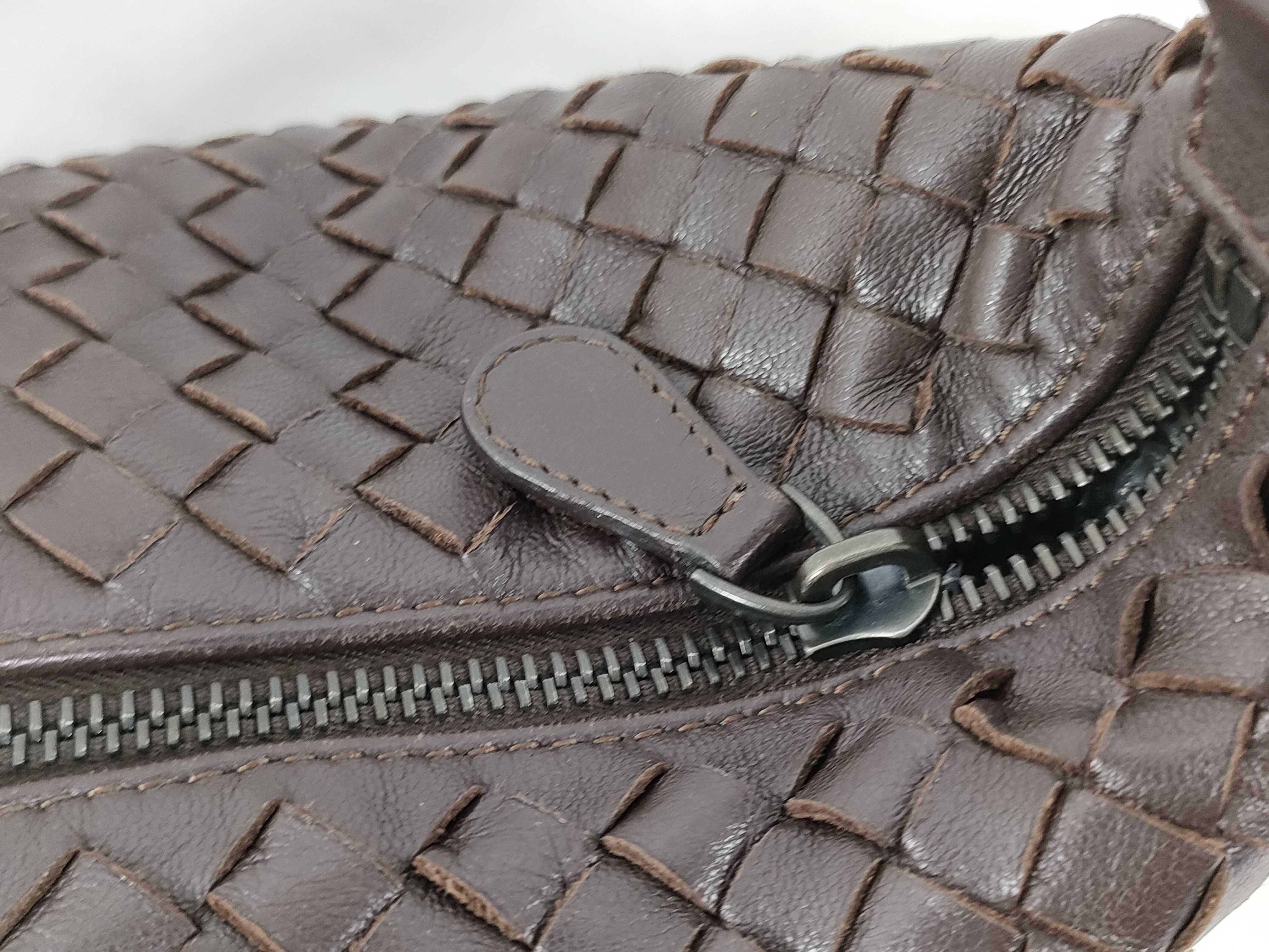 Intrecciato/Brown Handbag — view 4
