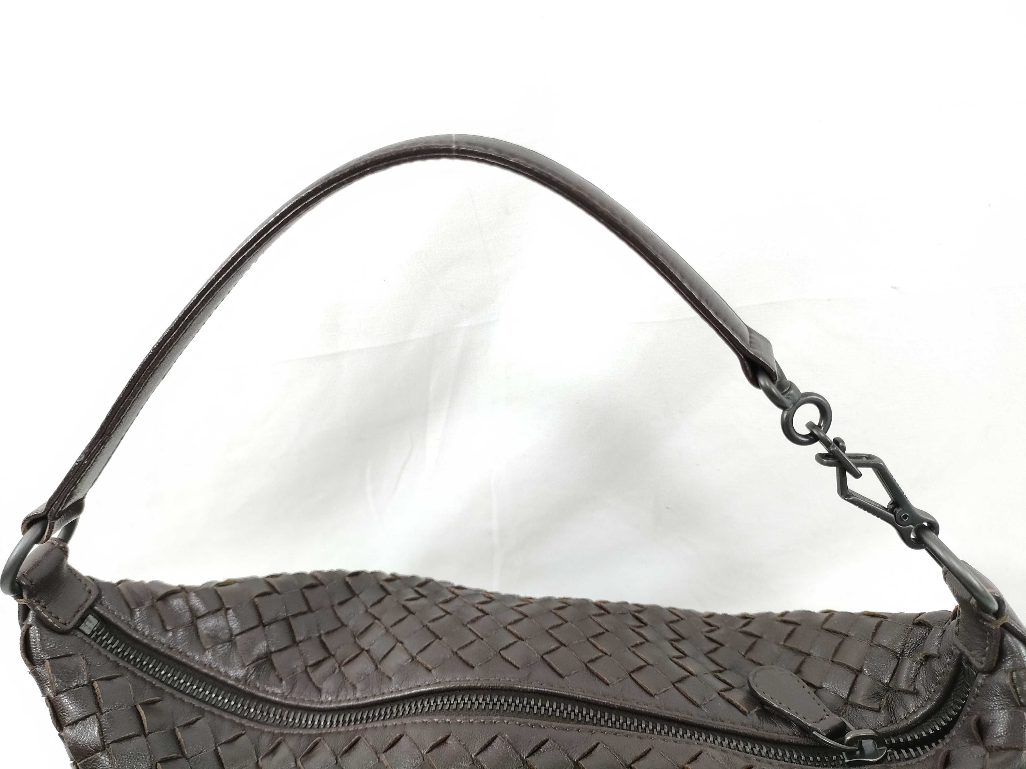 Intrecciato/Brown Handbag — view 5