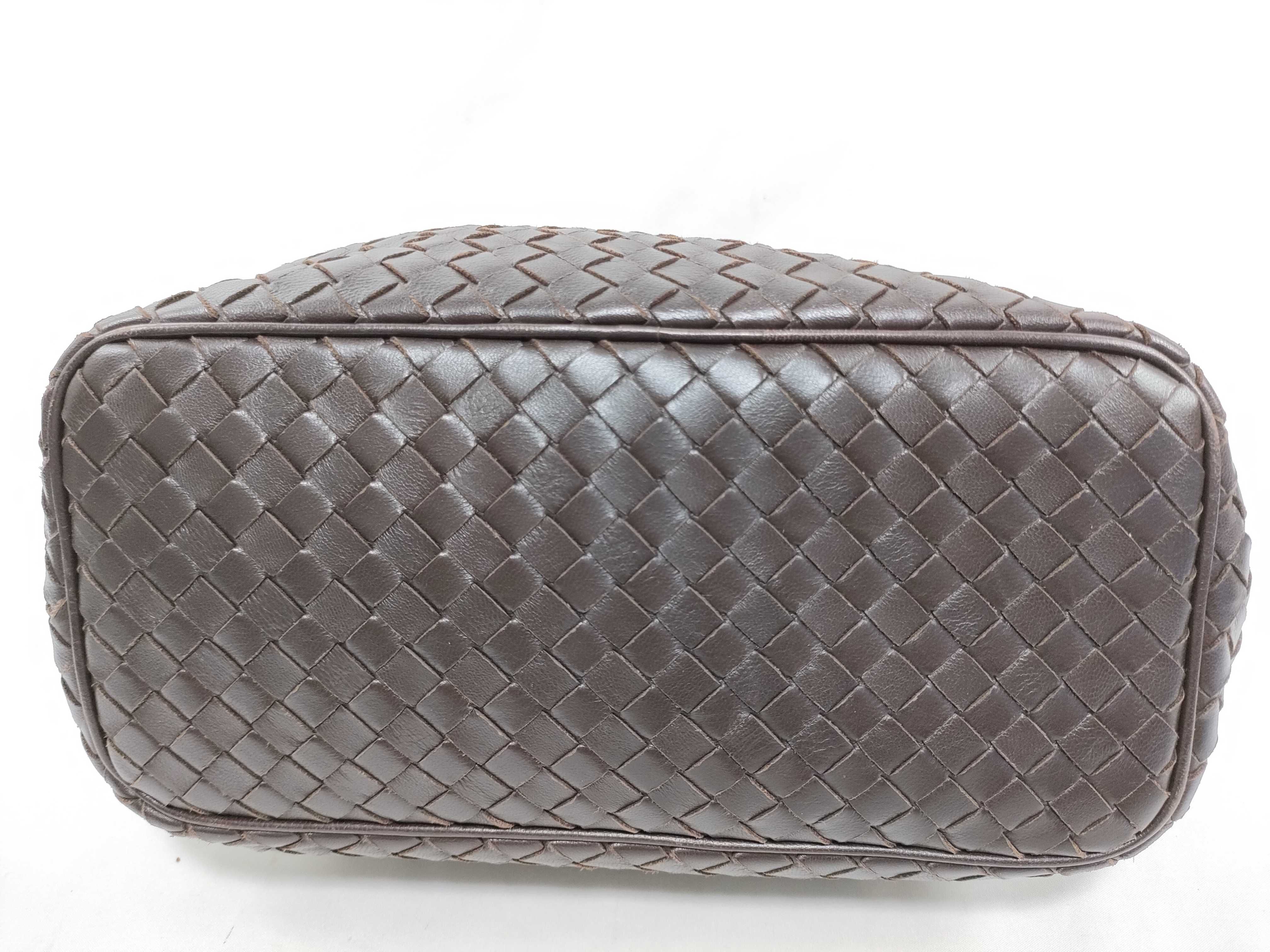 Intrecciato/Brown Handbag — view 8