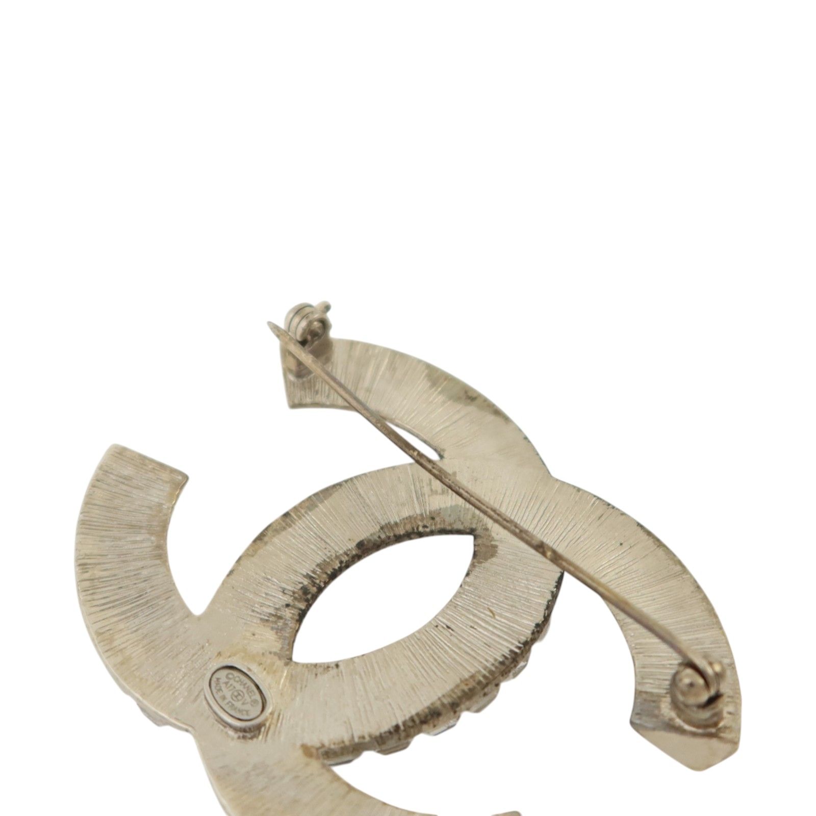 Baguette Crystal Logo Brooch — view 5