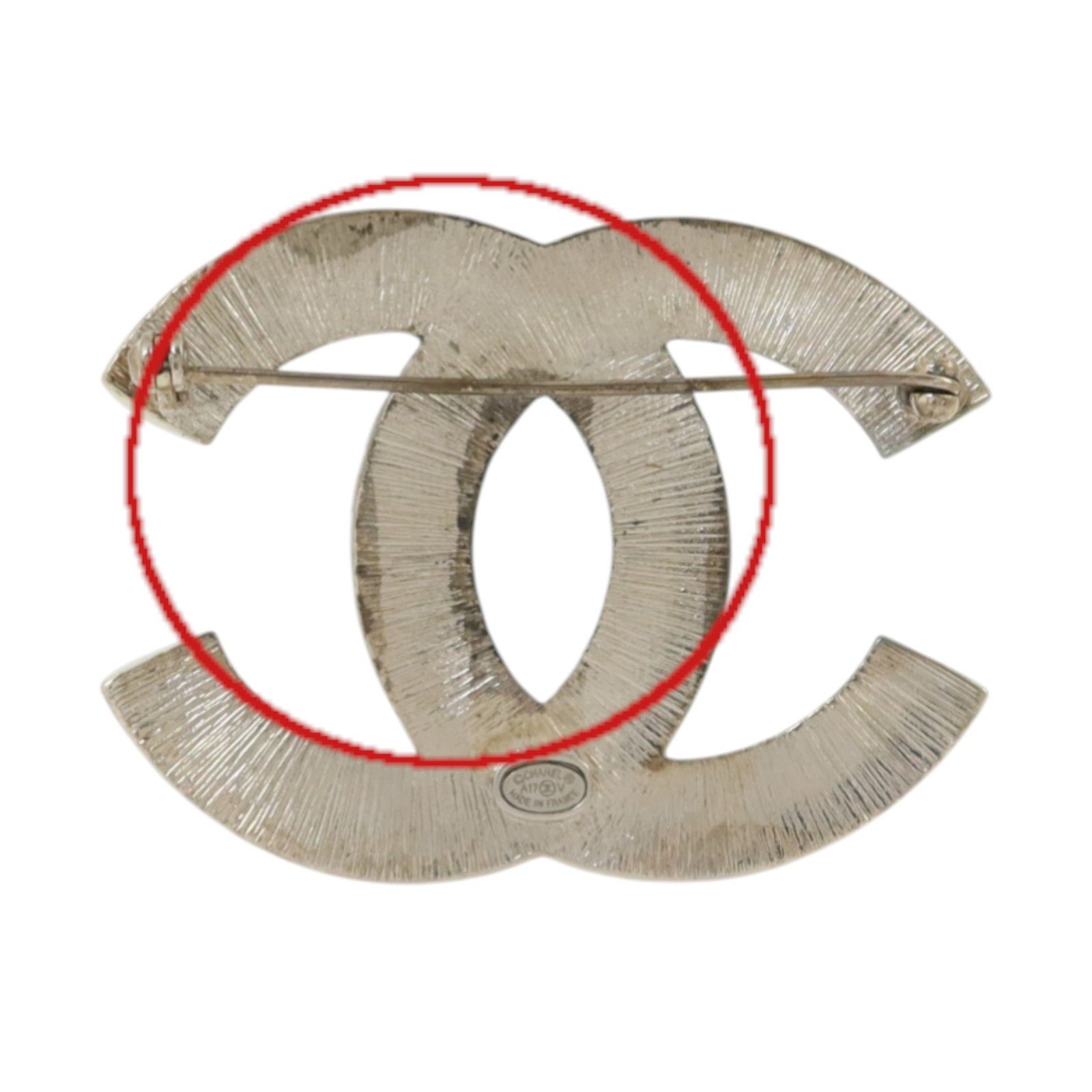 Baguette Crystal Logo Brooch — view 9