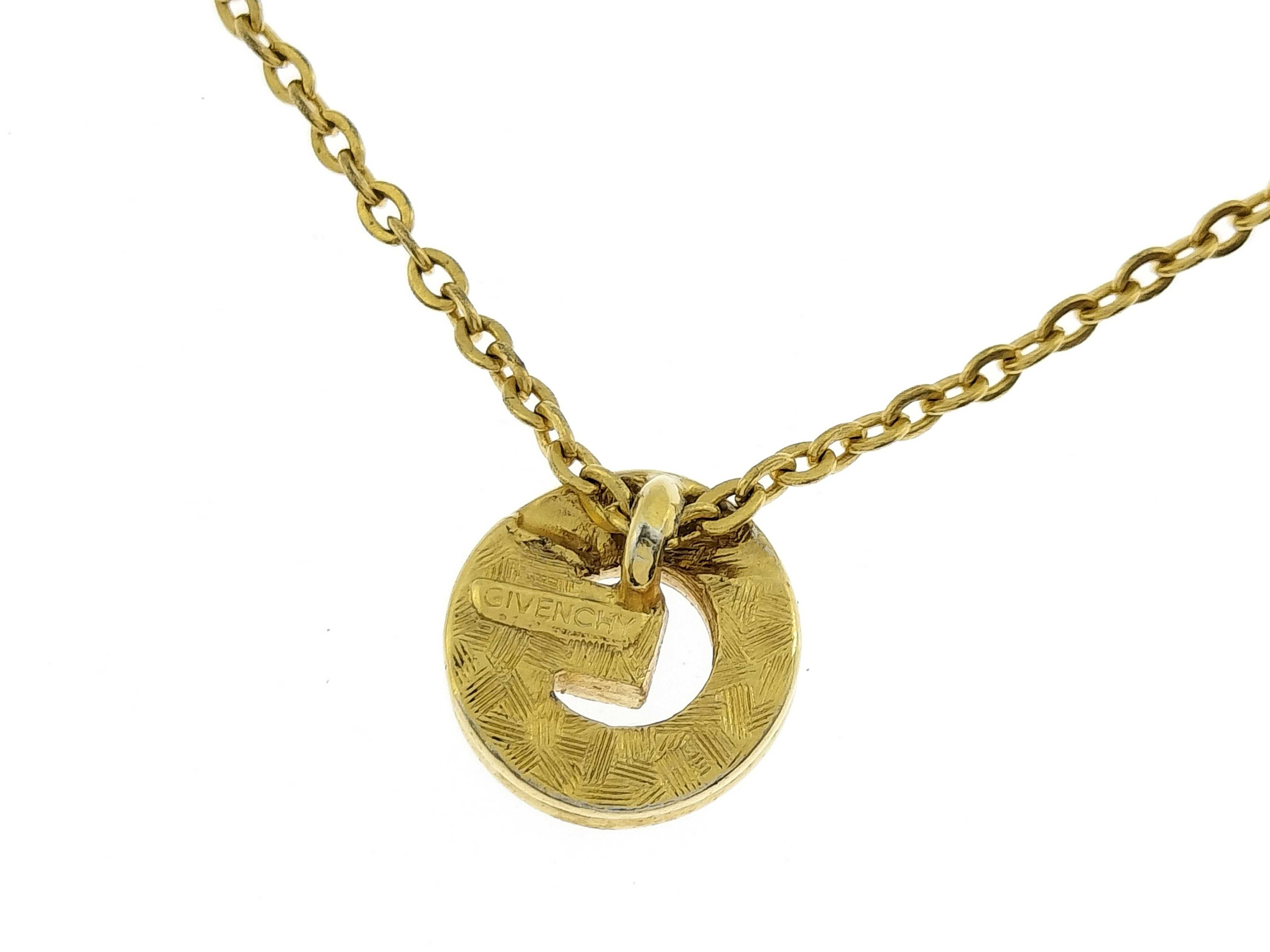 necklace with rhinestones and logo. — view 6