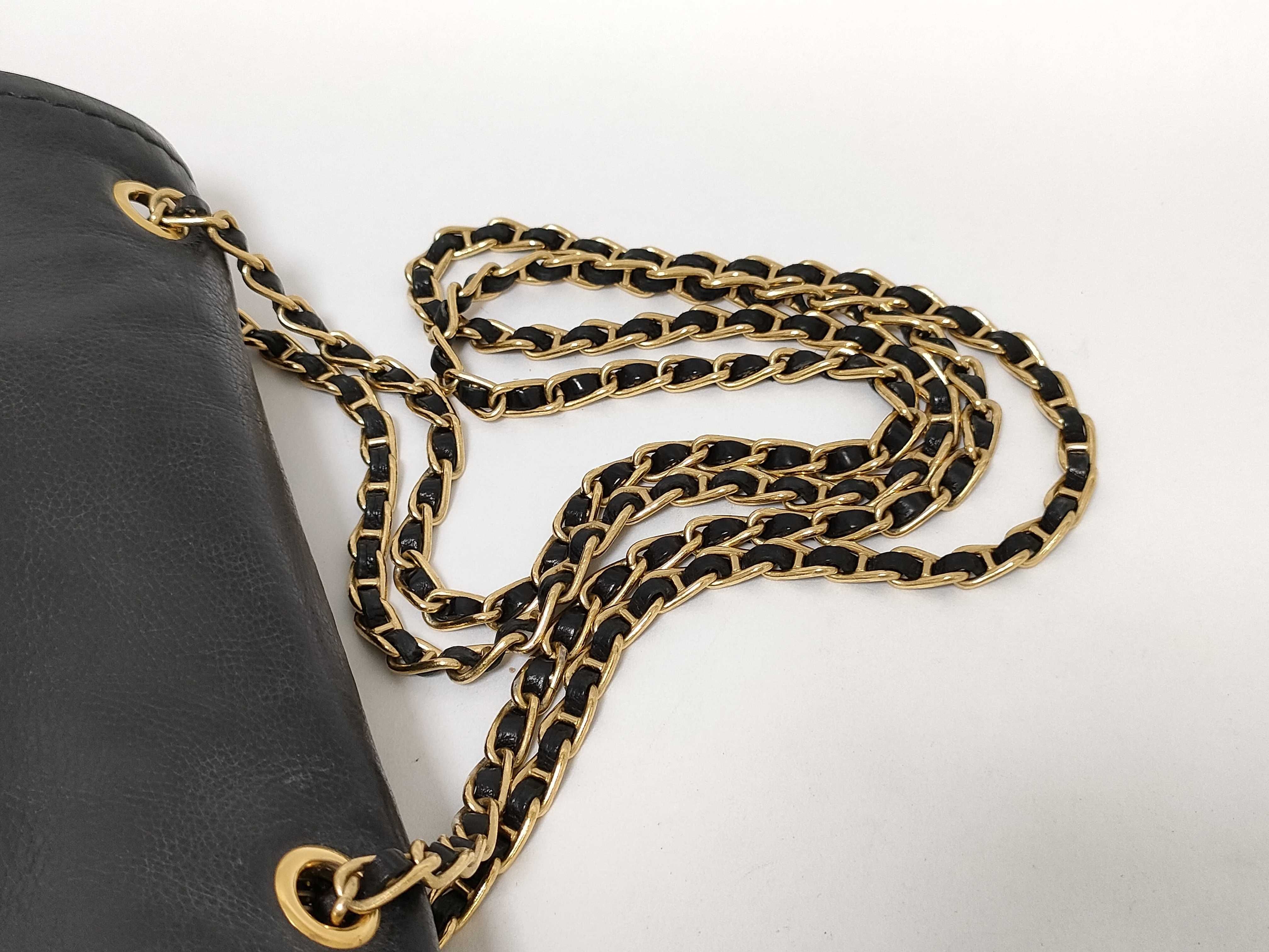 All Leather Chain One Shoulder Bag — view 3