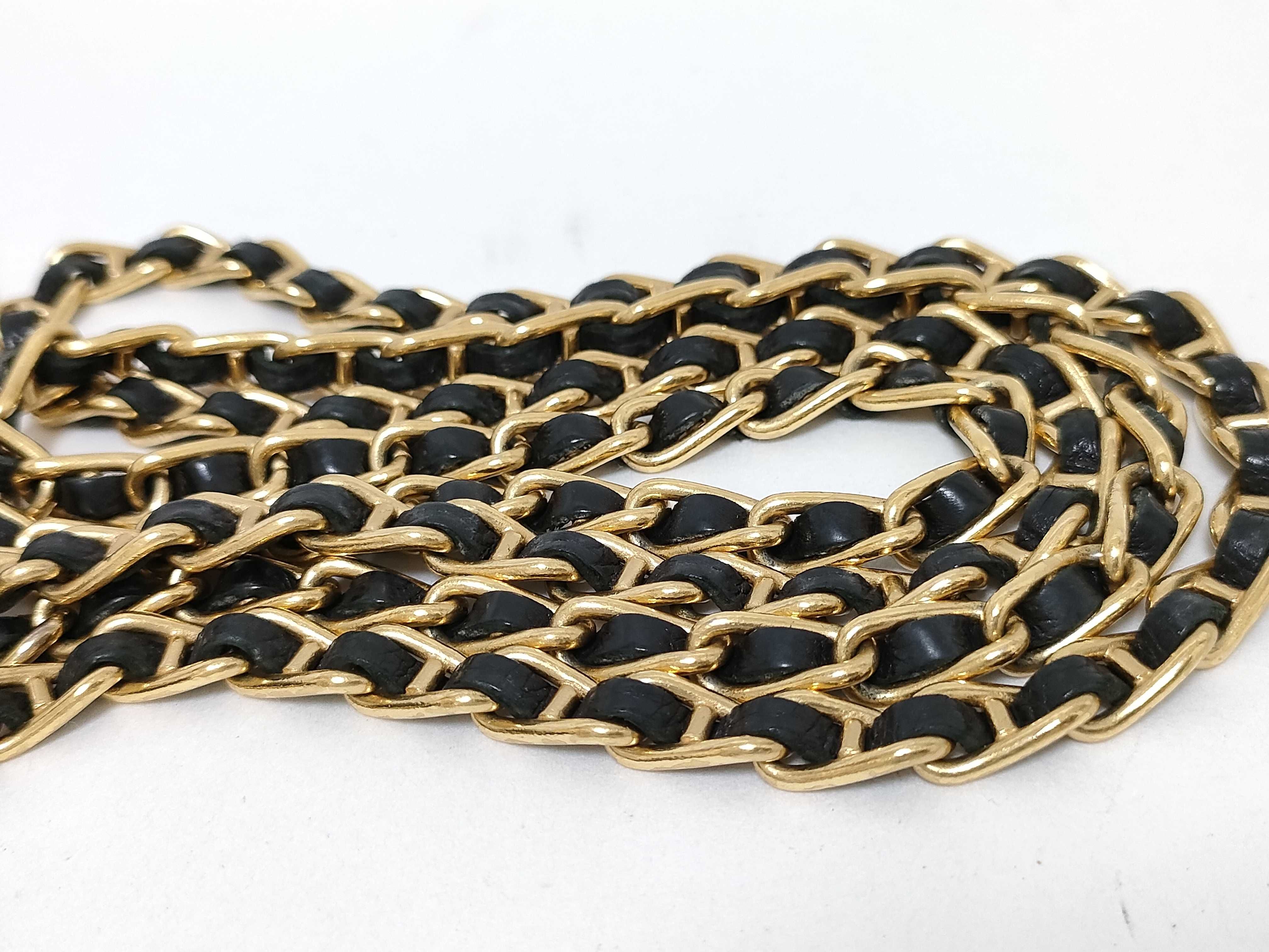 All Leather Chain One Shoulder Bag — view 4