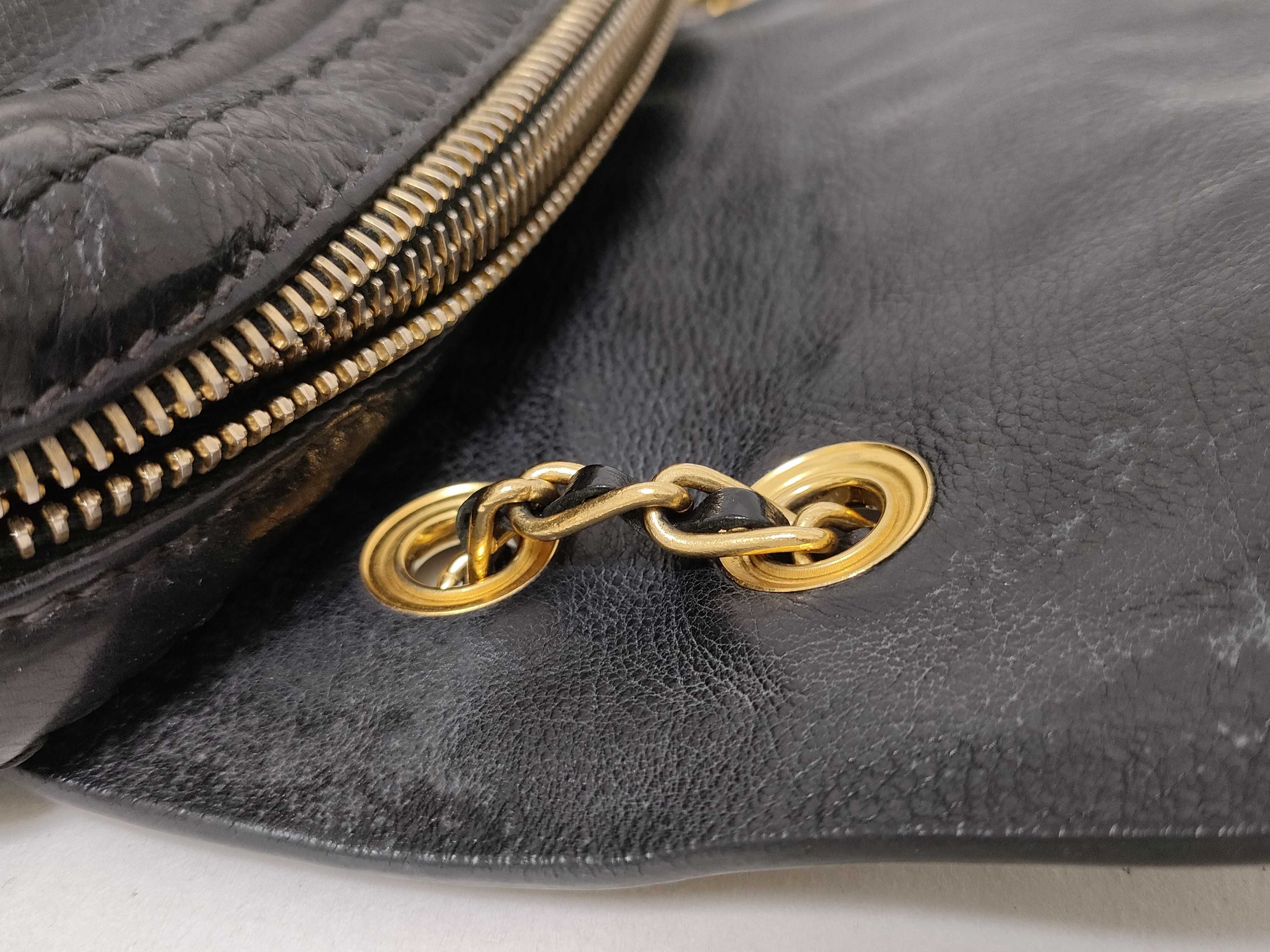 All Leather Chain One Shoulder Bag — view 5