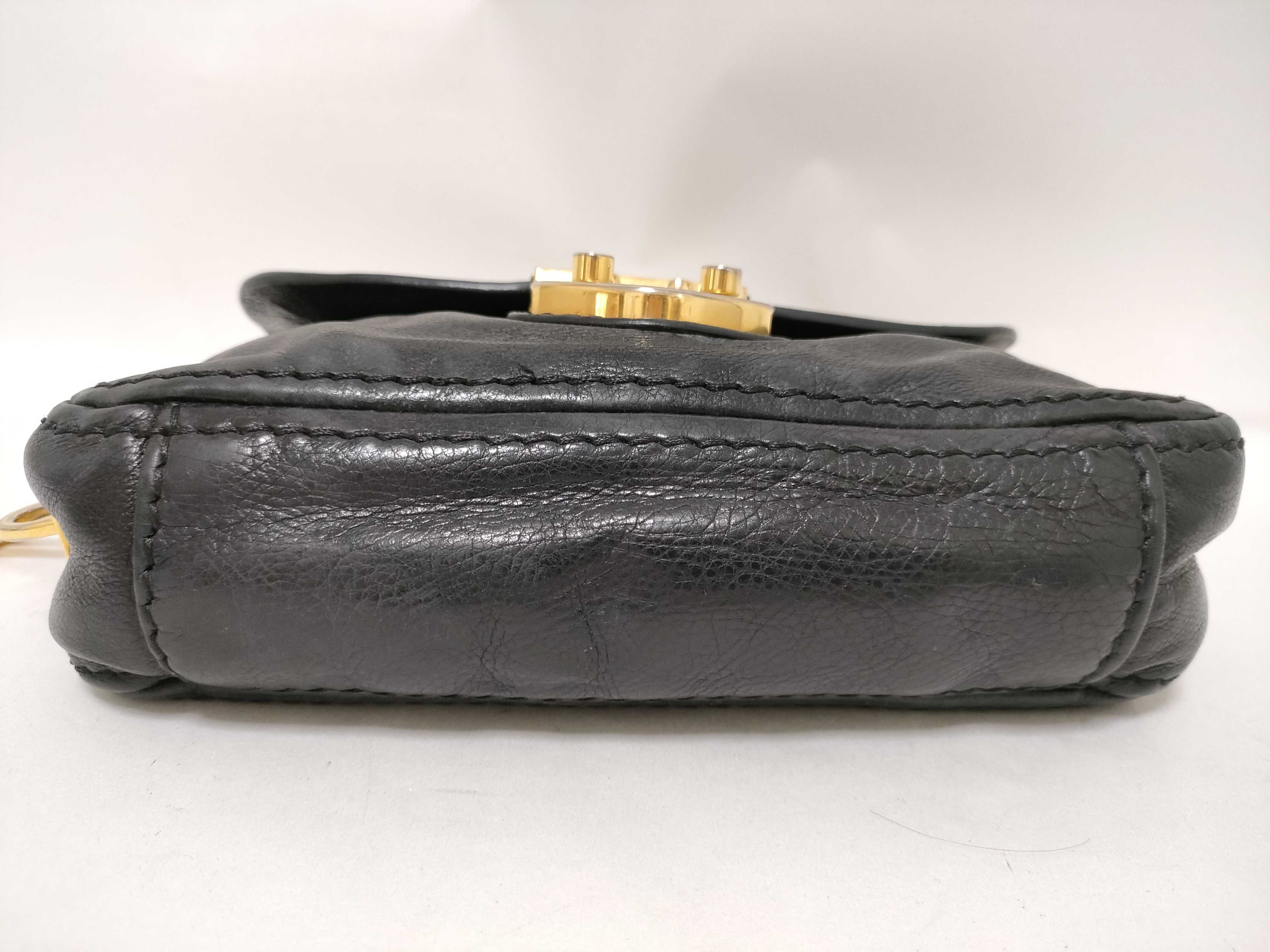 All Leather Chain One Shoulder Bag — view 7