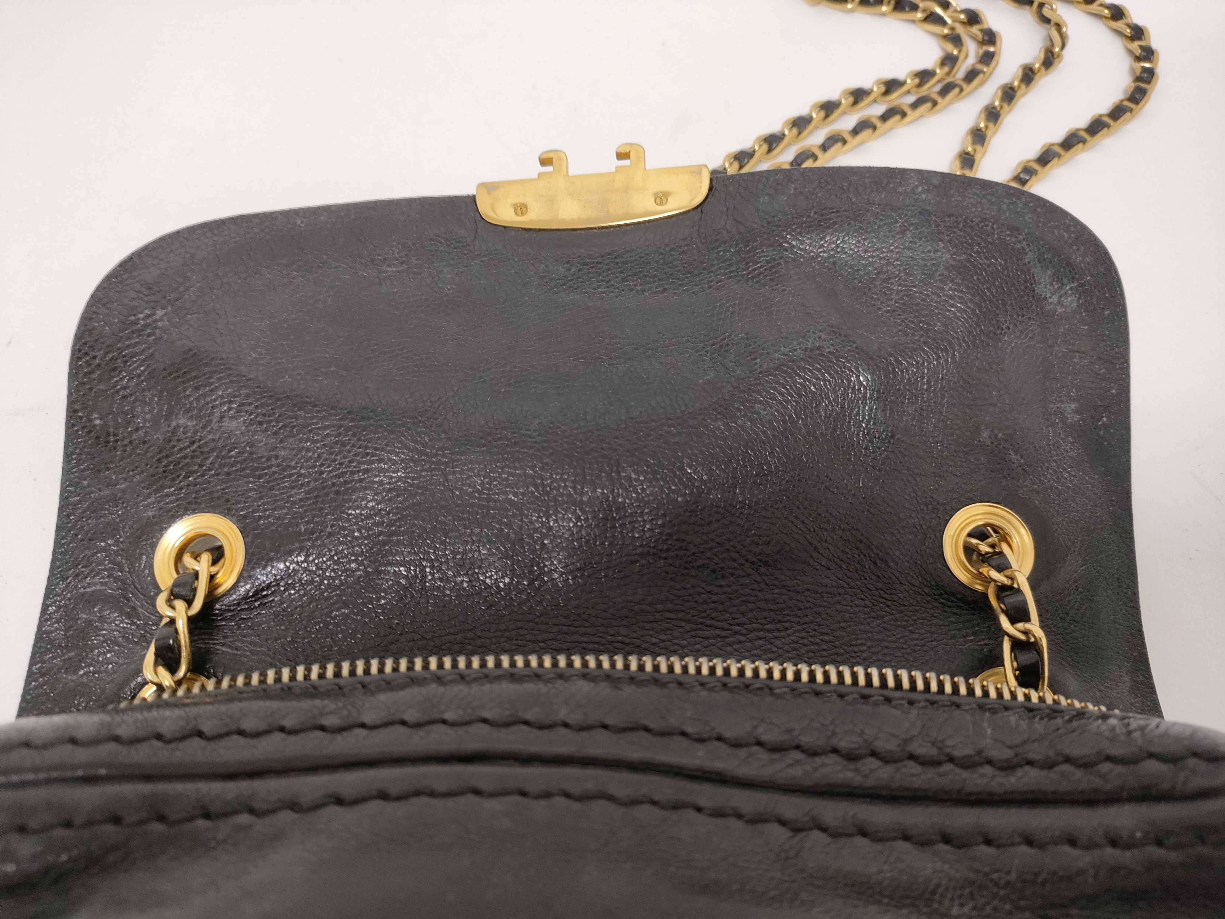 All Leather Chain One Shoulder Bag — view 8