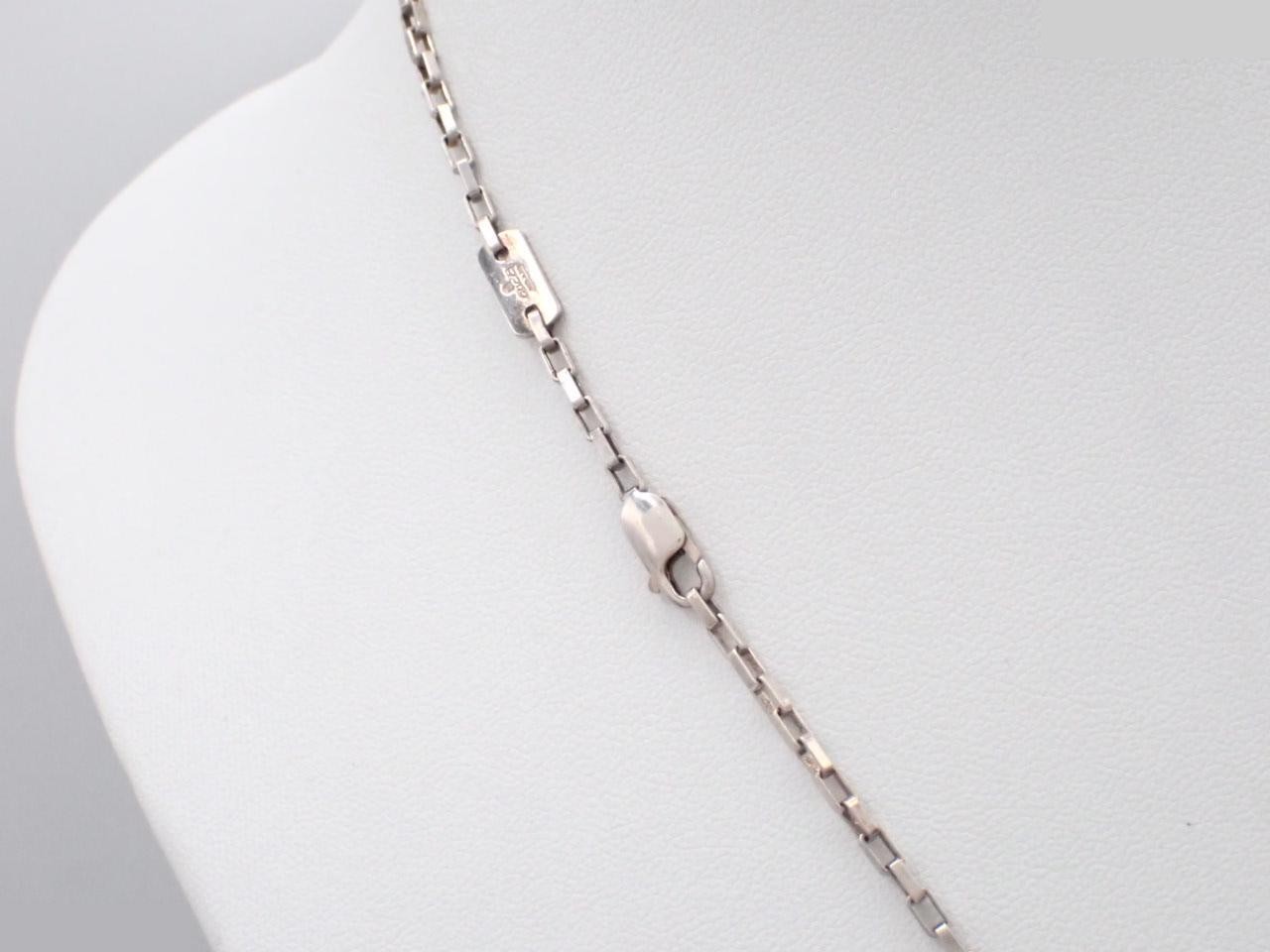 G-mark necklace, chain approximately 50cm, 925/16.4g — view 2