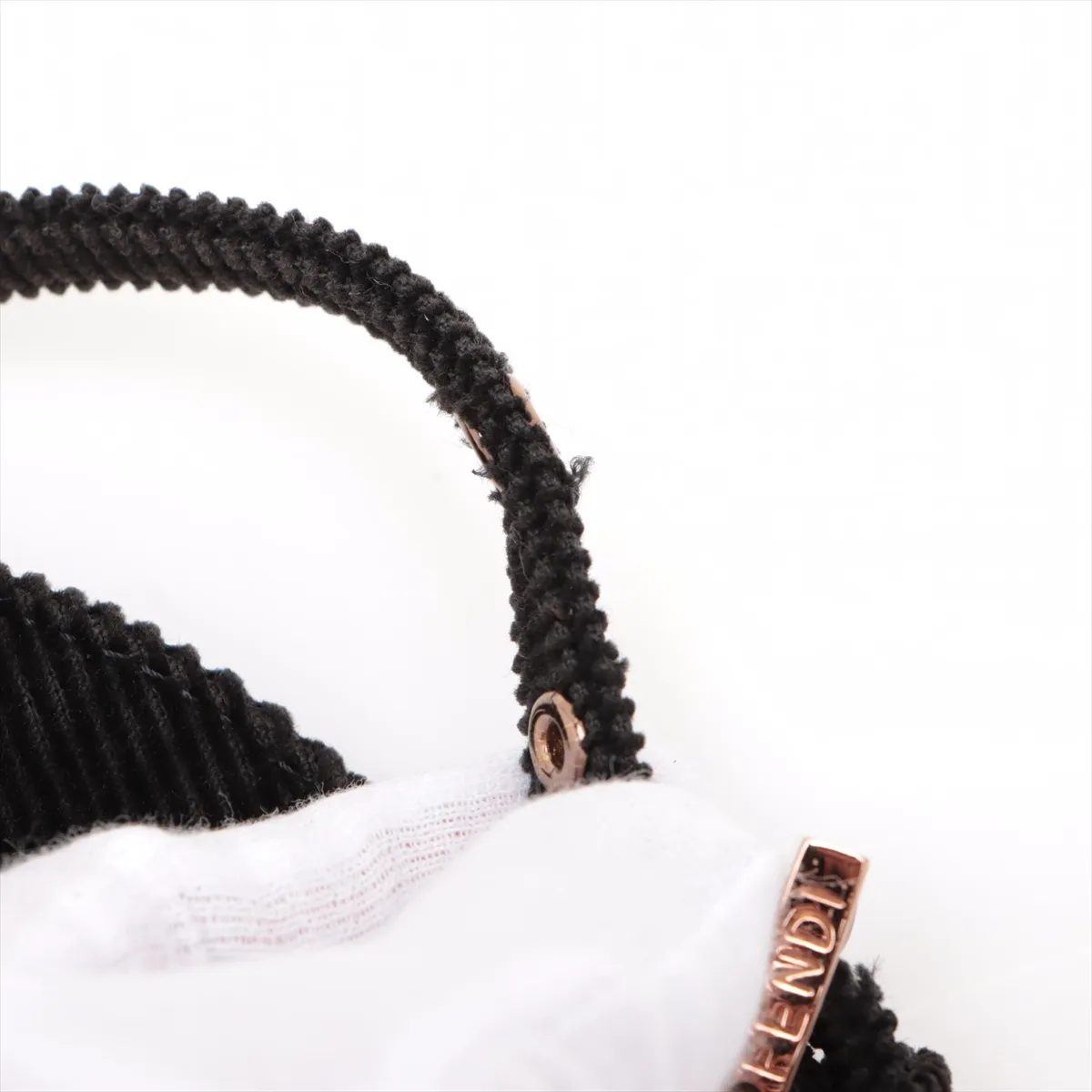 Mamma Bucket Corduroy Shoulder Bag Black — view 12