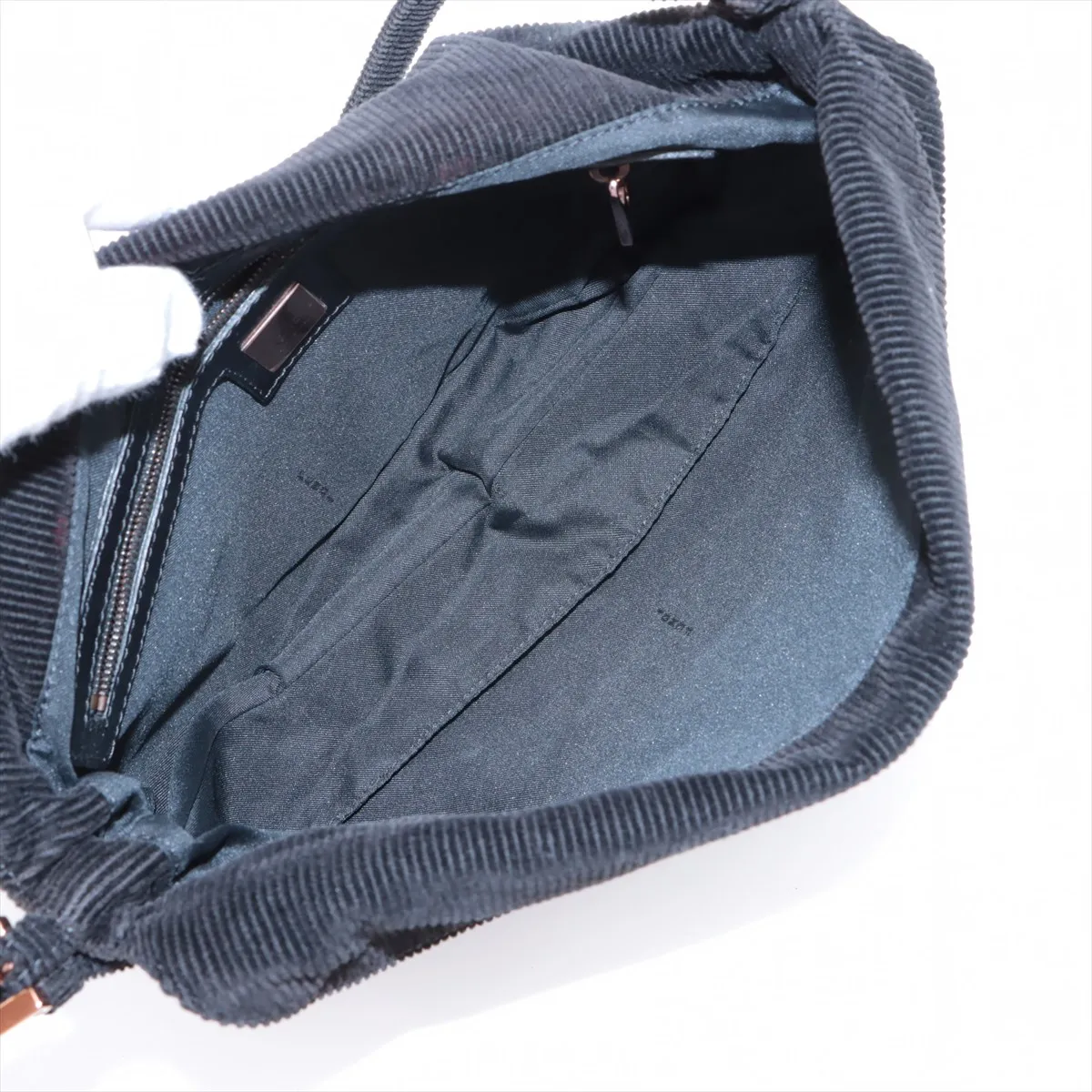 Mamma Bucket Corduroy Shoulder Bag Black — view 7