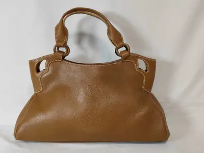 Marcello Leather Handbag, Brown