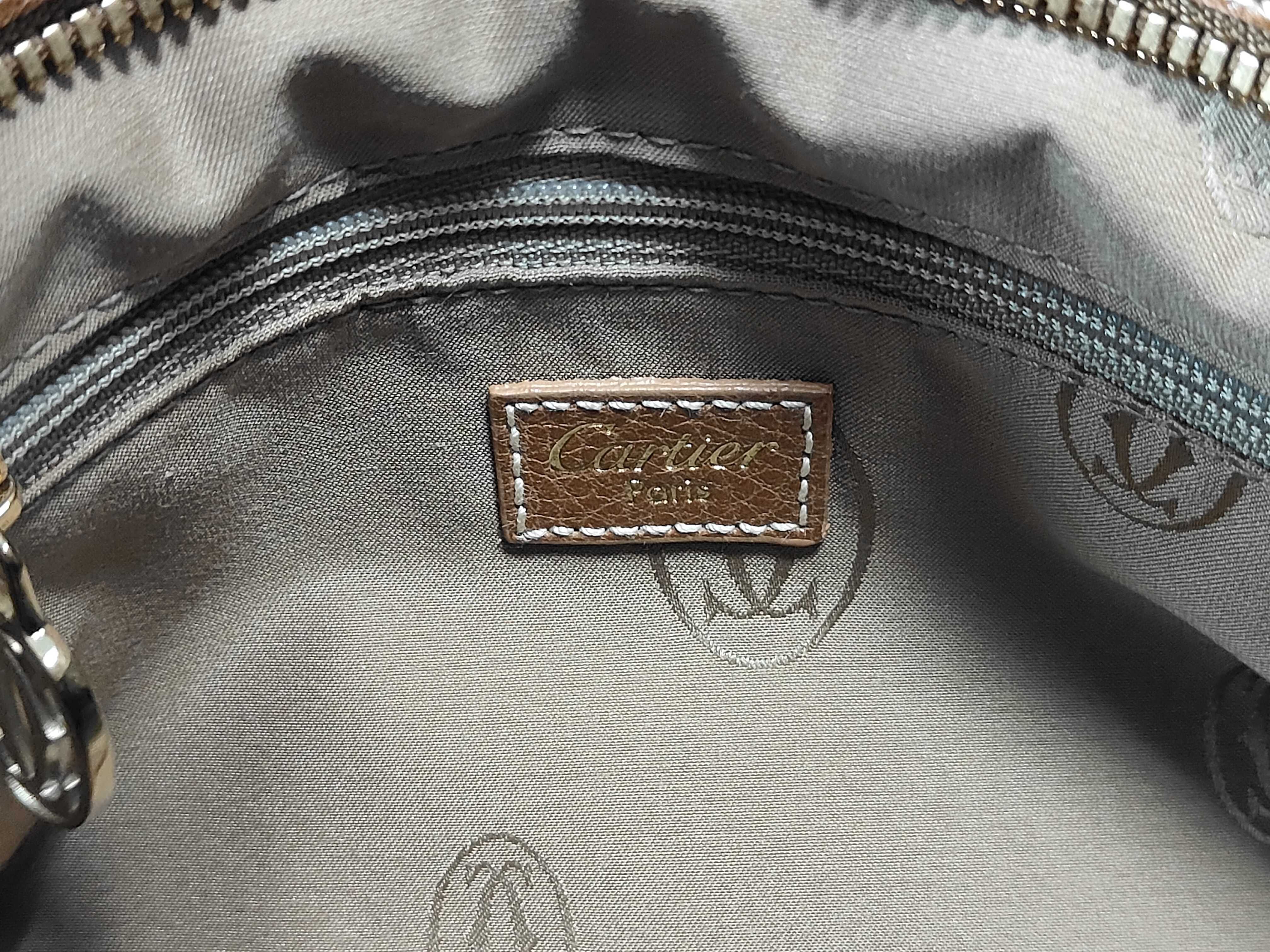 Marcello Leather Handbag, Brown — view 11
