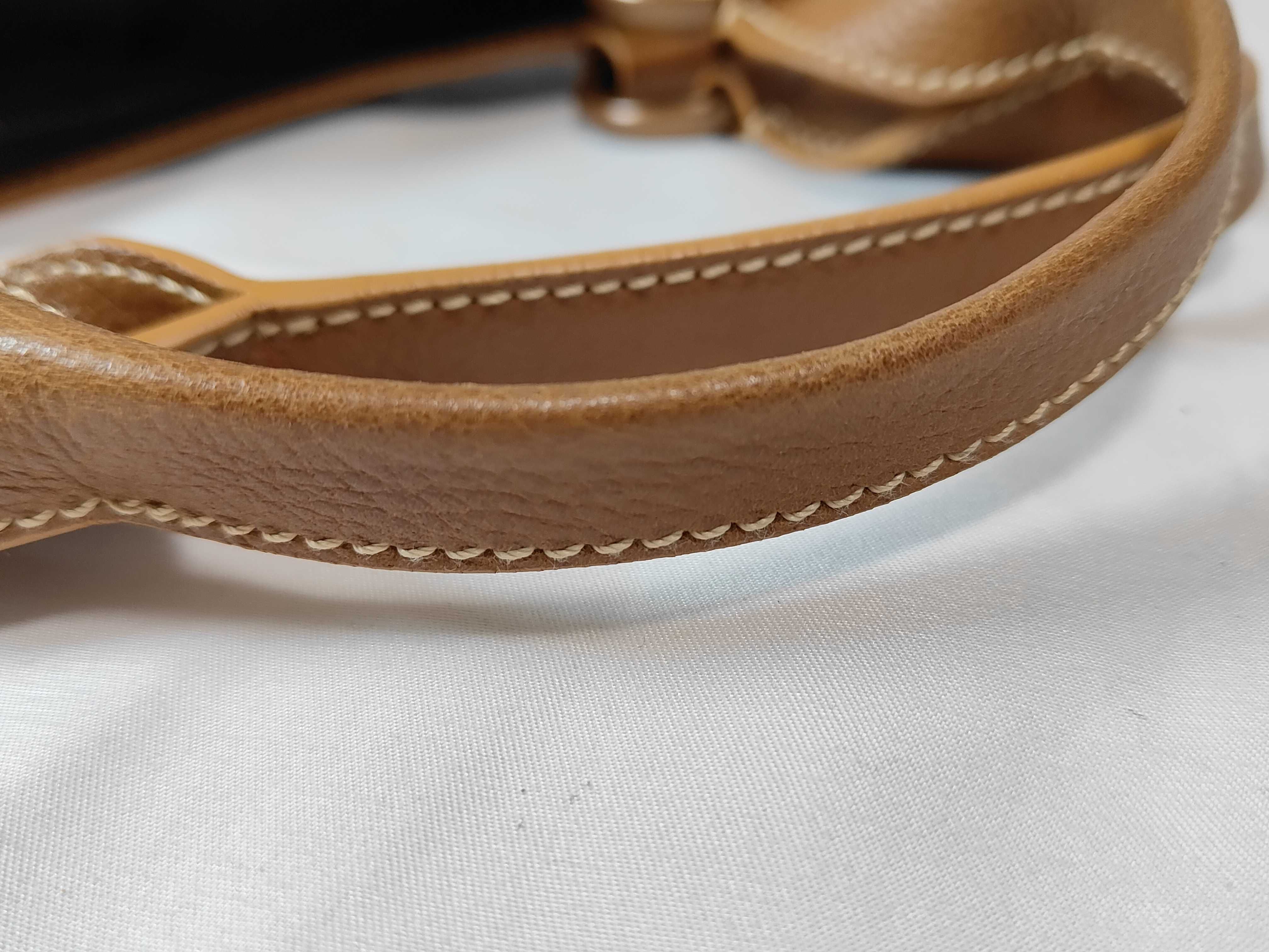 Marcello Leather Handbag, Brown — view 4