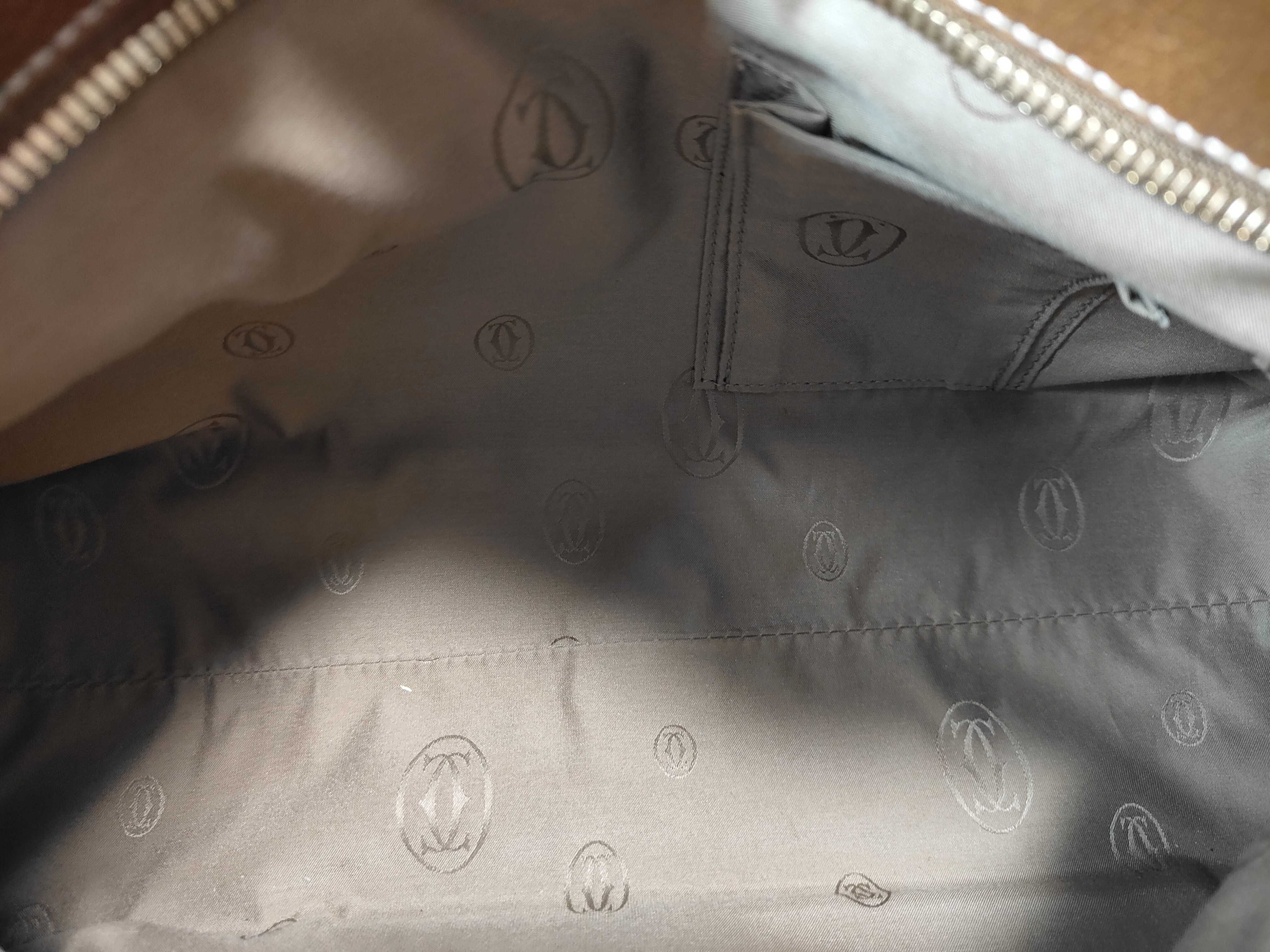 Marcello Leather Handbag, Brown — view 10
