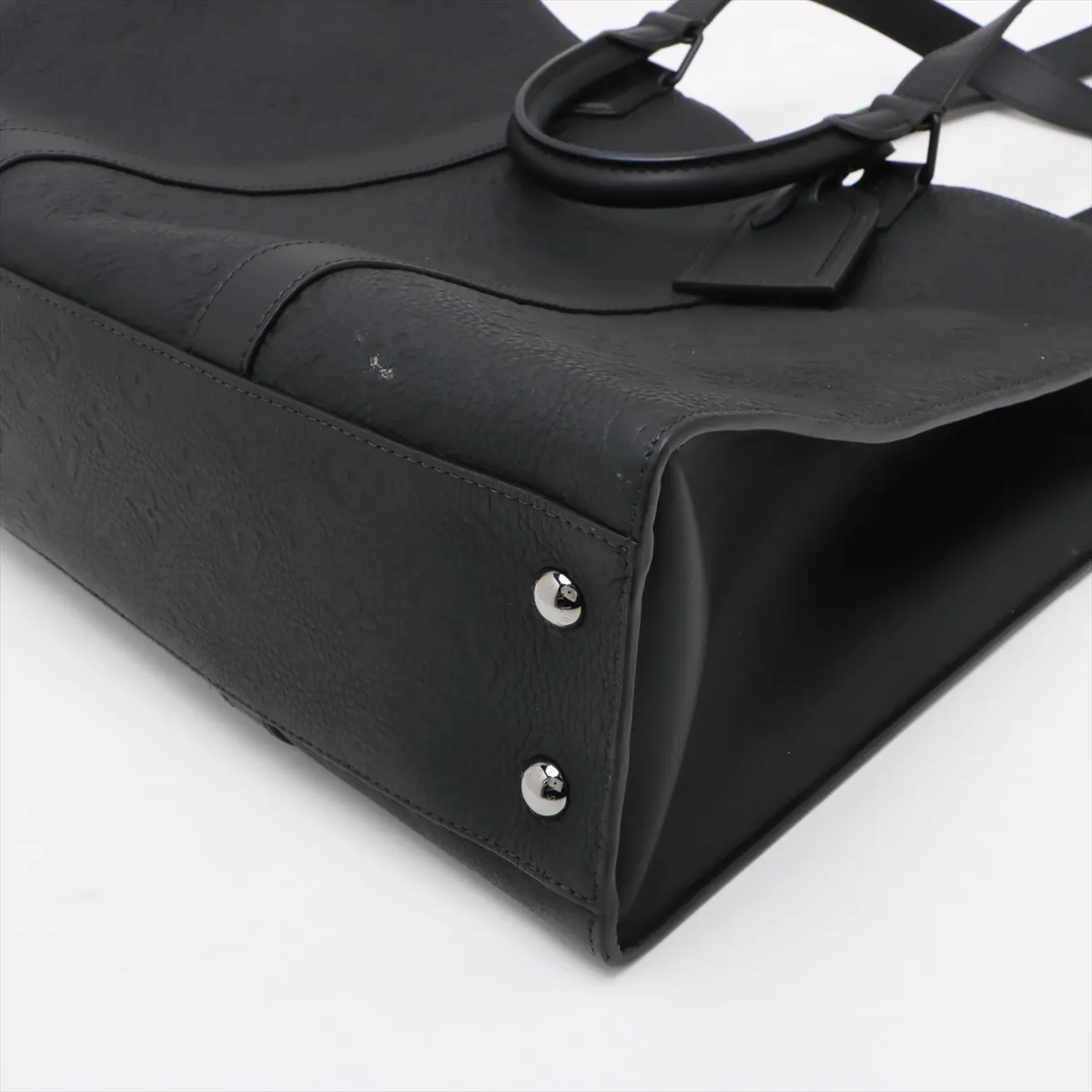 Taurillon Monogram Sac Plat 24H M24786 Black RFID Reactive — view 3