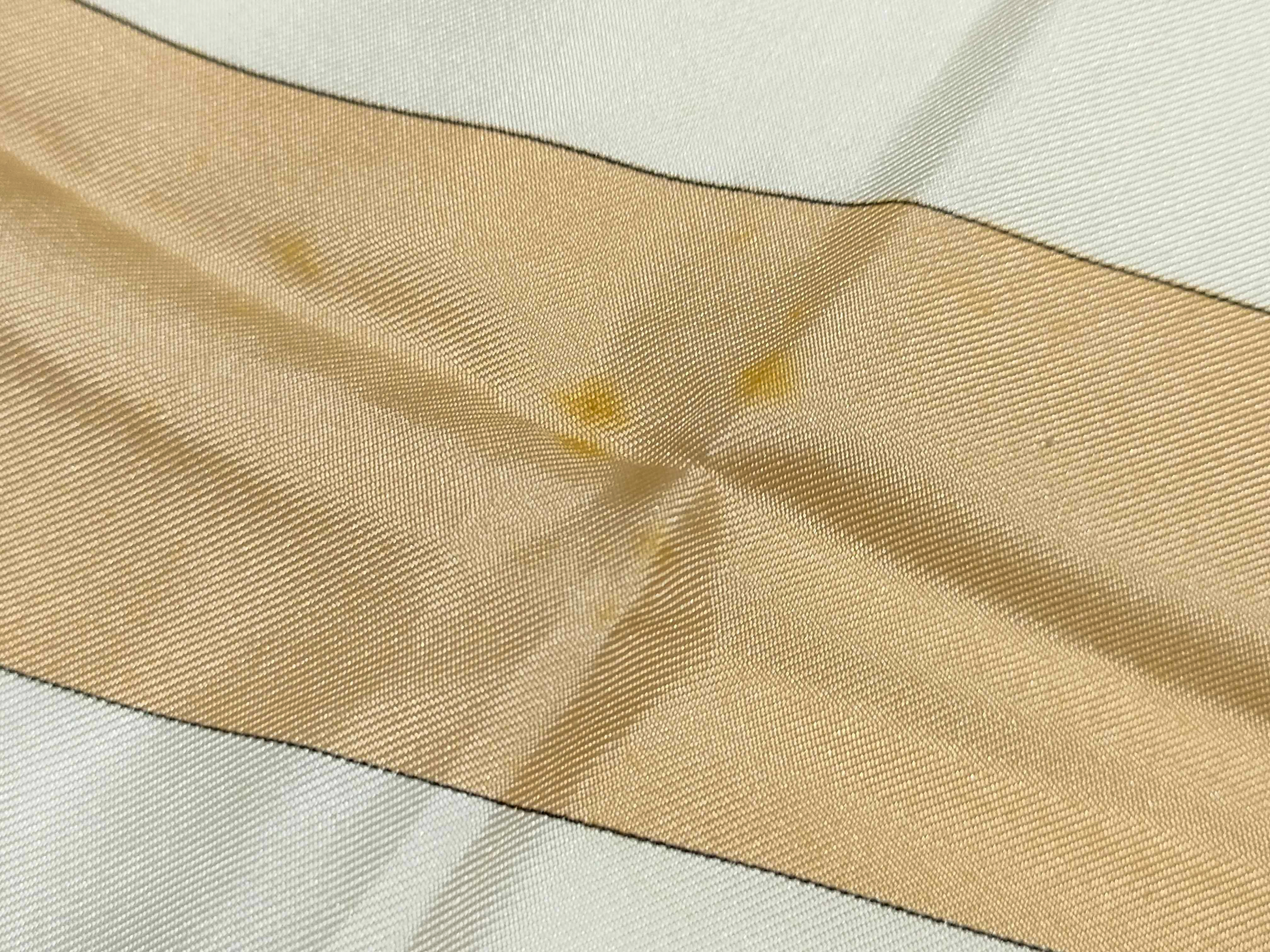 Carre 90 CHATEAUX DARRIERE (Chateau Darriere) Julie Abadi Silk Beige (Other Accessories) — view 10