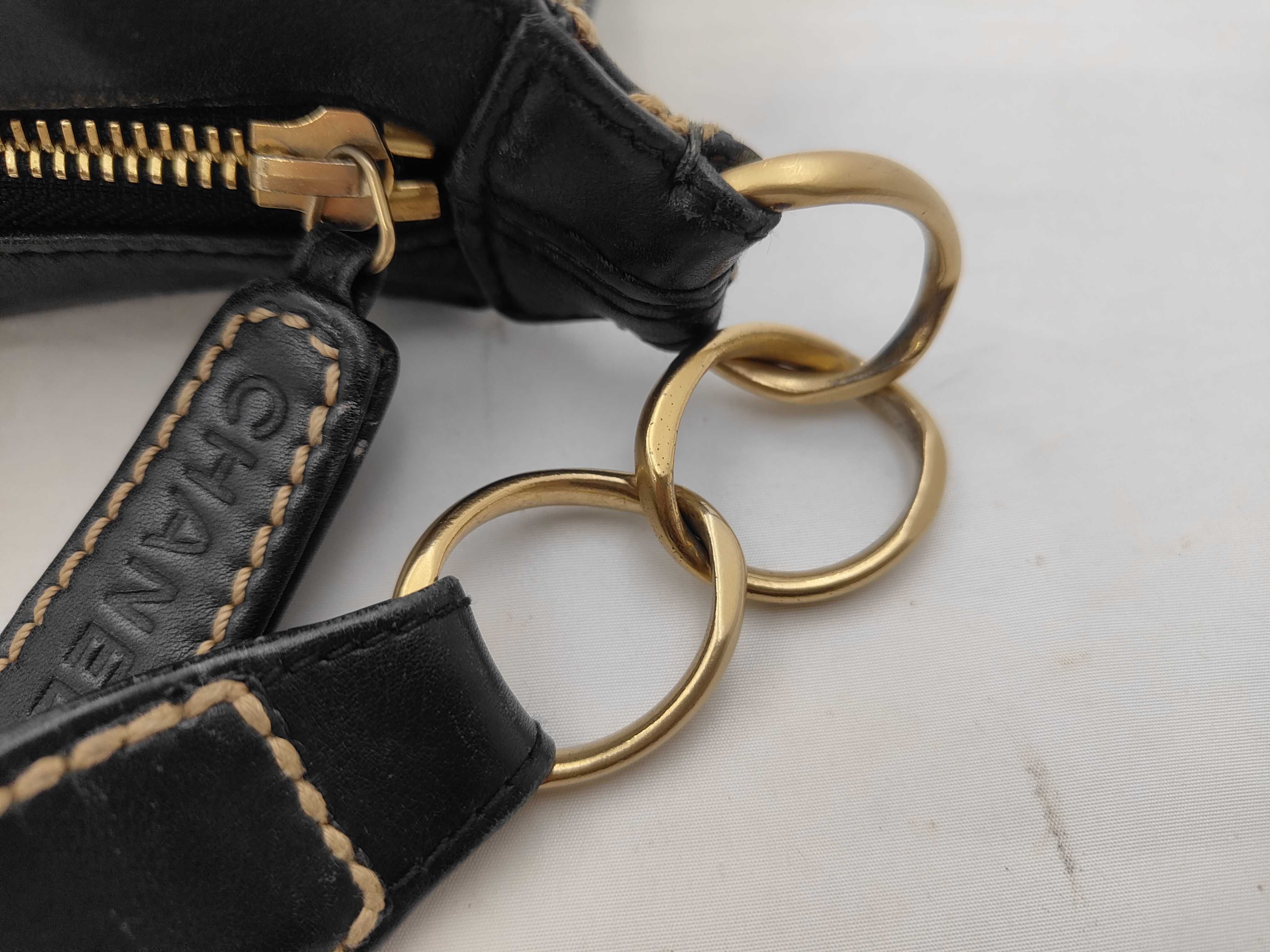 Wild Stitch Lambskin Chain Shoulder Bag, Black with Gold Hardware, 8794984 (Serial Number 8, A20663) — view 5