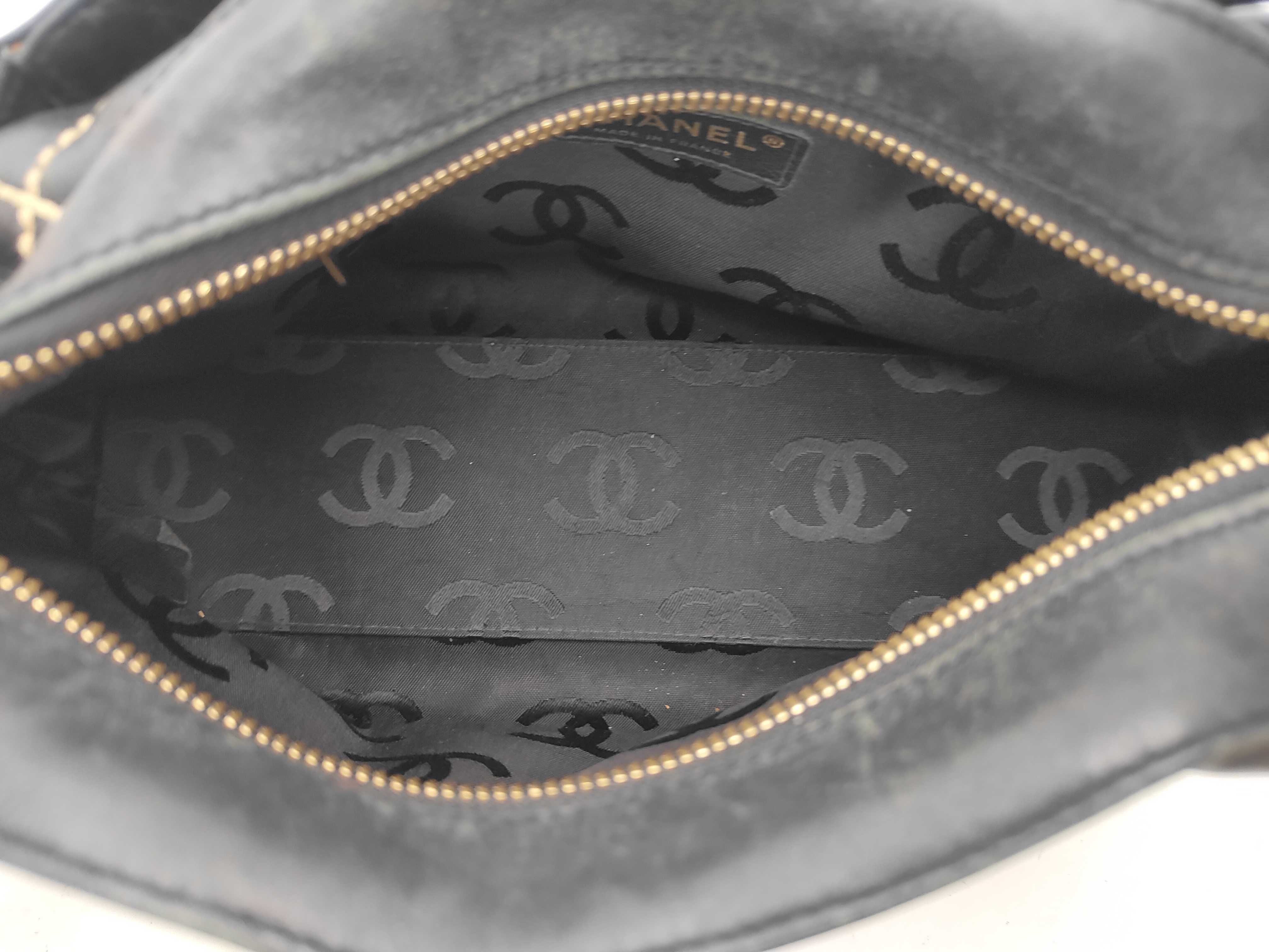 Wild Stitch Lambskin Chain Shoulder Bag, Black with Gold Hardware, 8794984 (Serial Number 8, A20663) — view 8