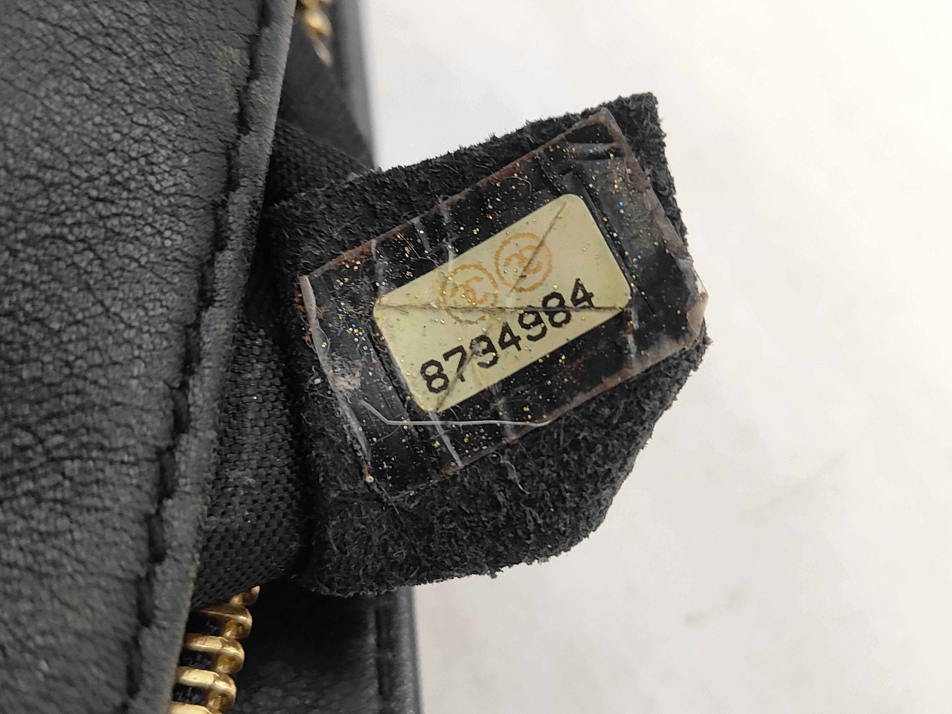 Wild Stitch Lambskin Chain Shoulder Bag, Black with Gold Hardware, 8794984 (Serial Number 8, A20663) — view 10