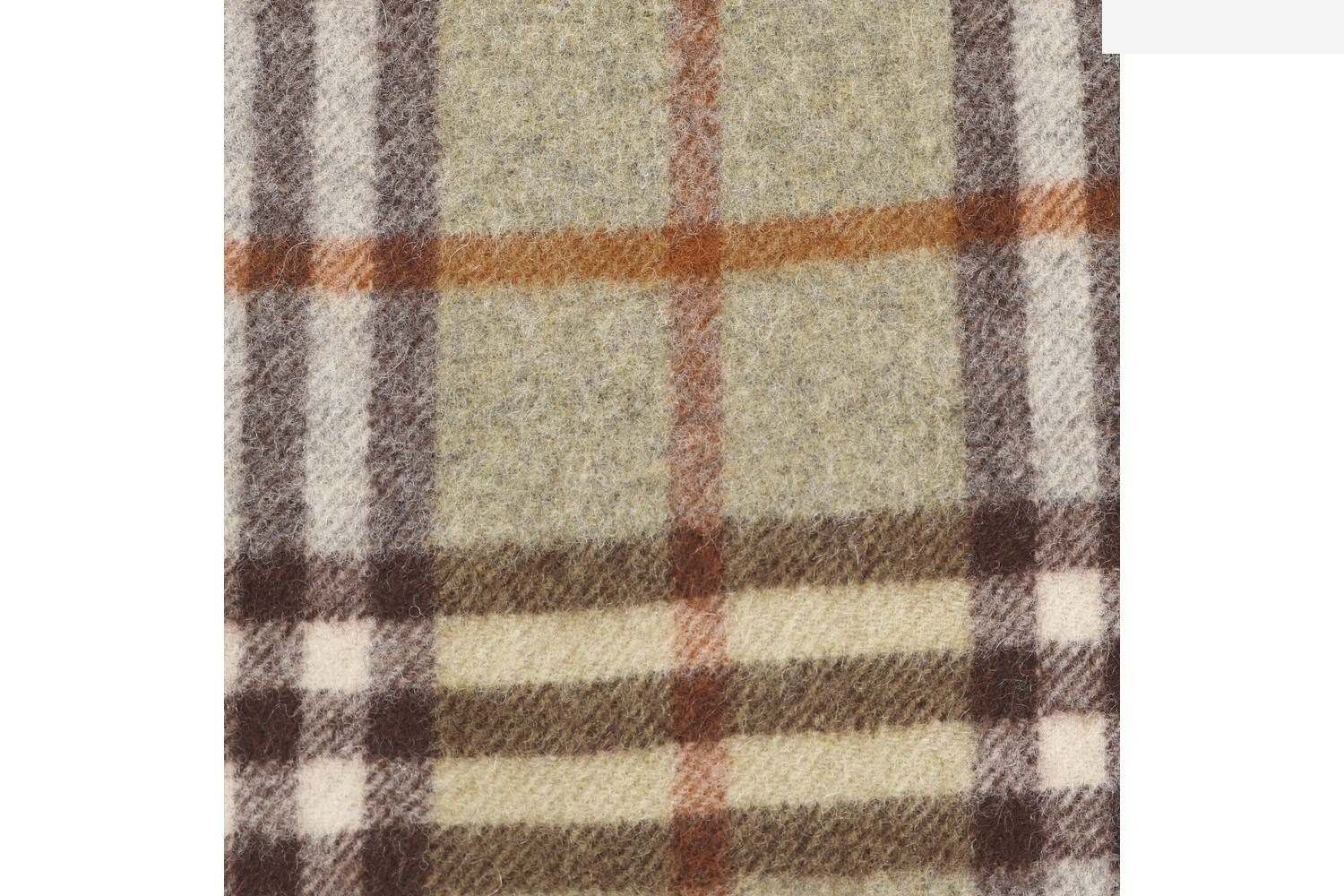 Tag attached, 100% cashmere, Nova Check pattern scarf. — view 3